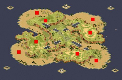 Rendered preview of Canyon Fodder 2v2v2v2 (fixed)