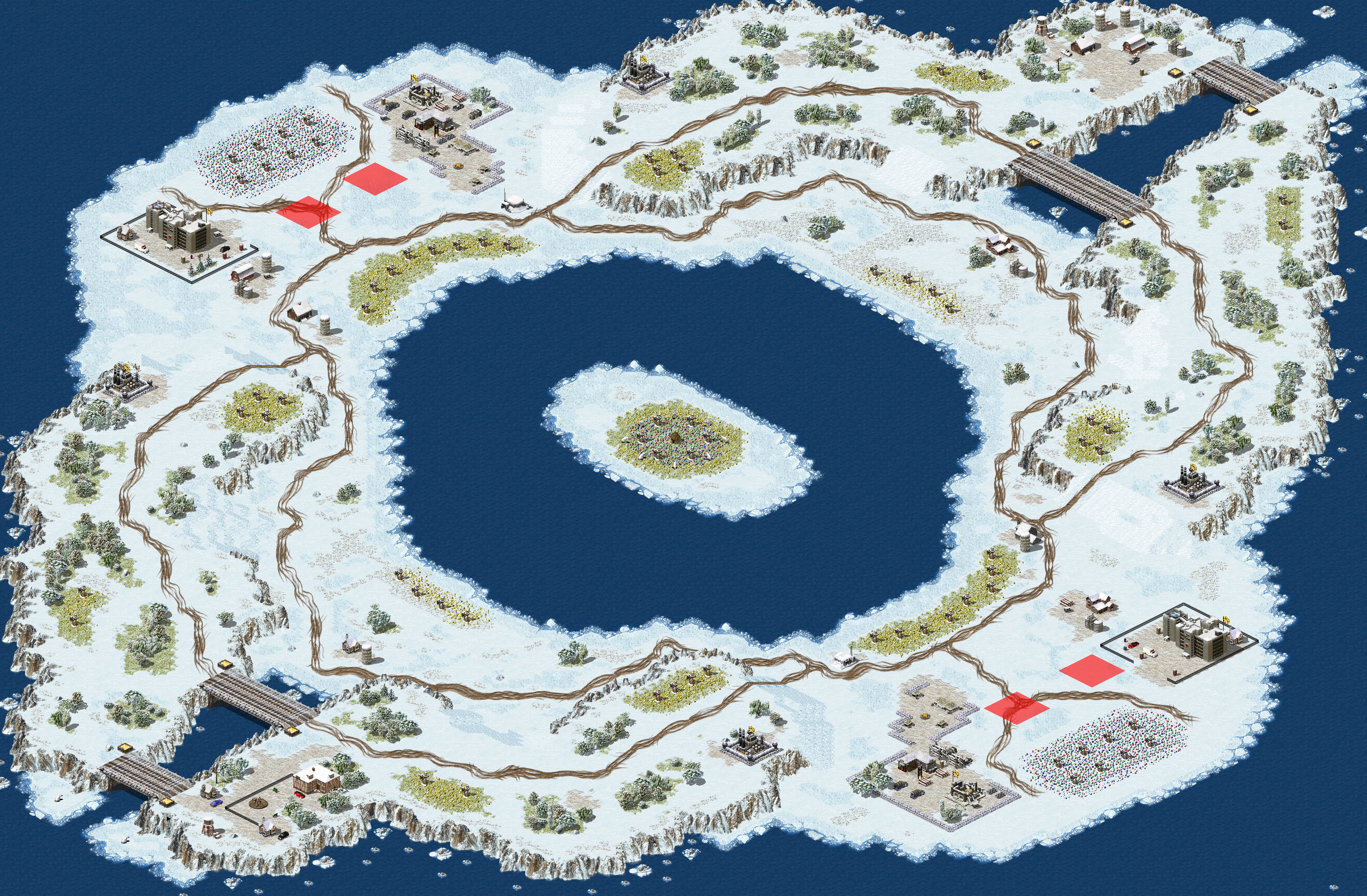 Rendered map: Katabatic Thermal (2v2) - Yuri Tournament