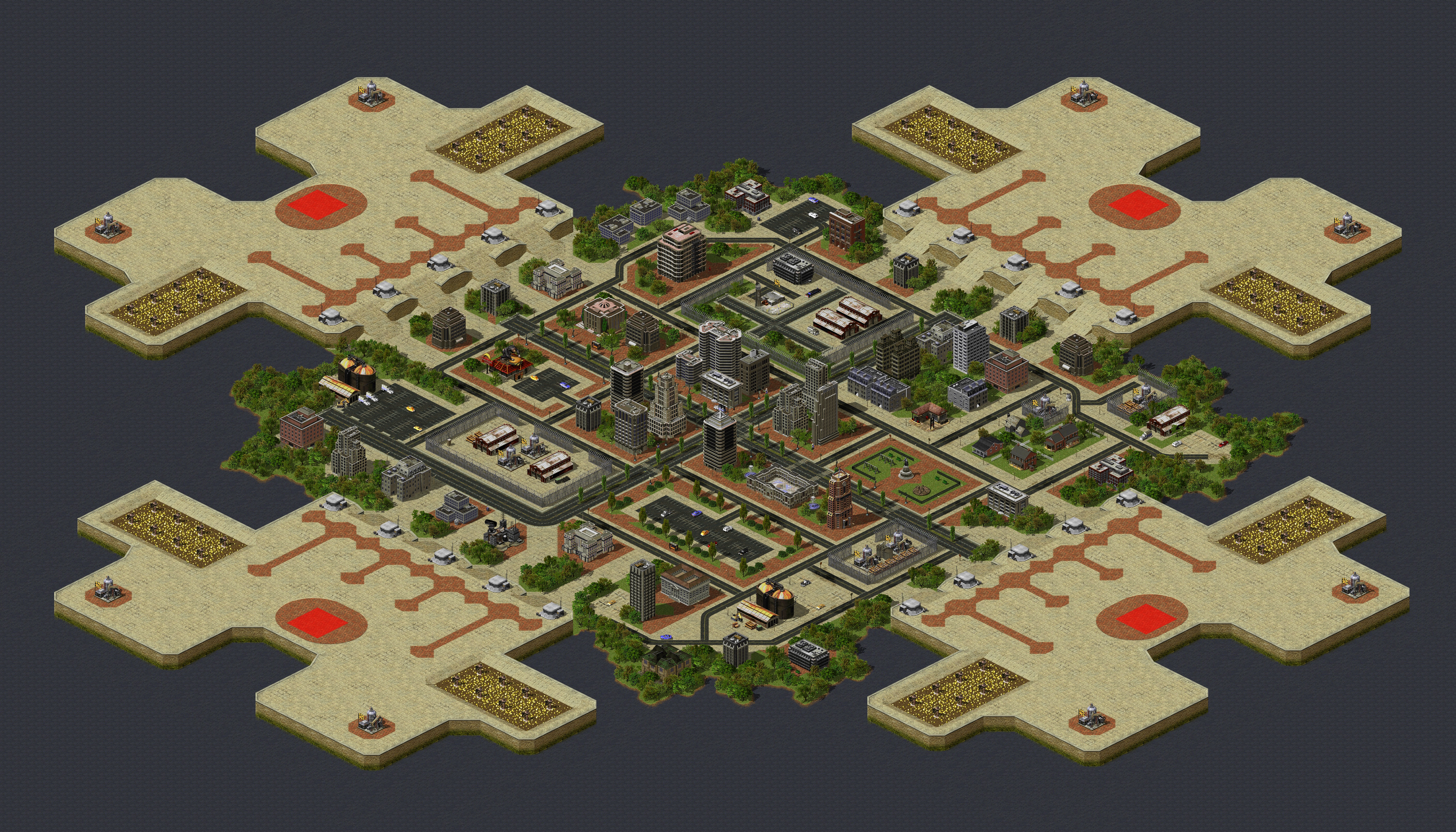 Rendered map: City Fights Back