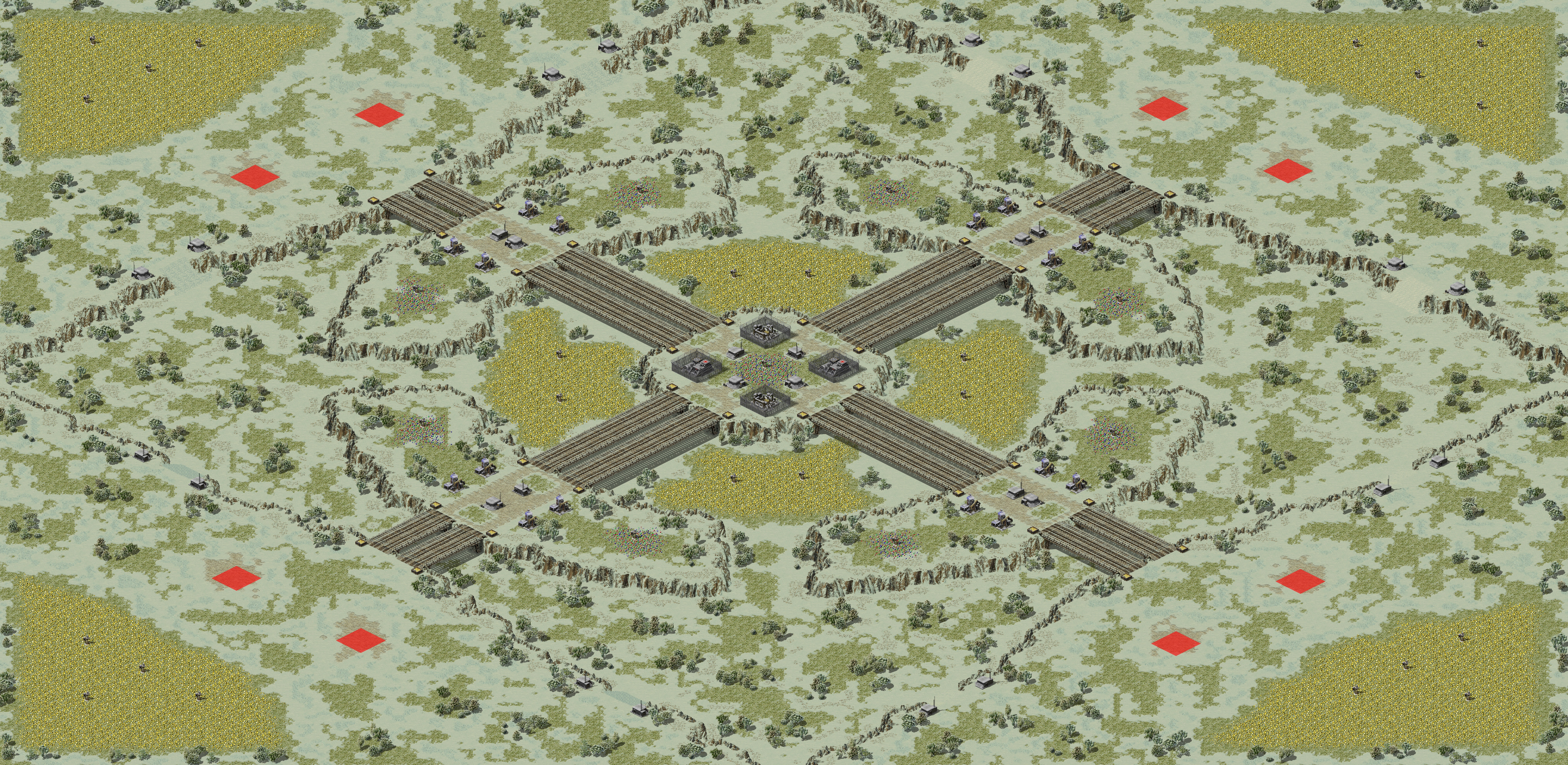 Rendered map: Crosshair