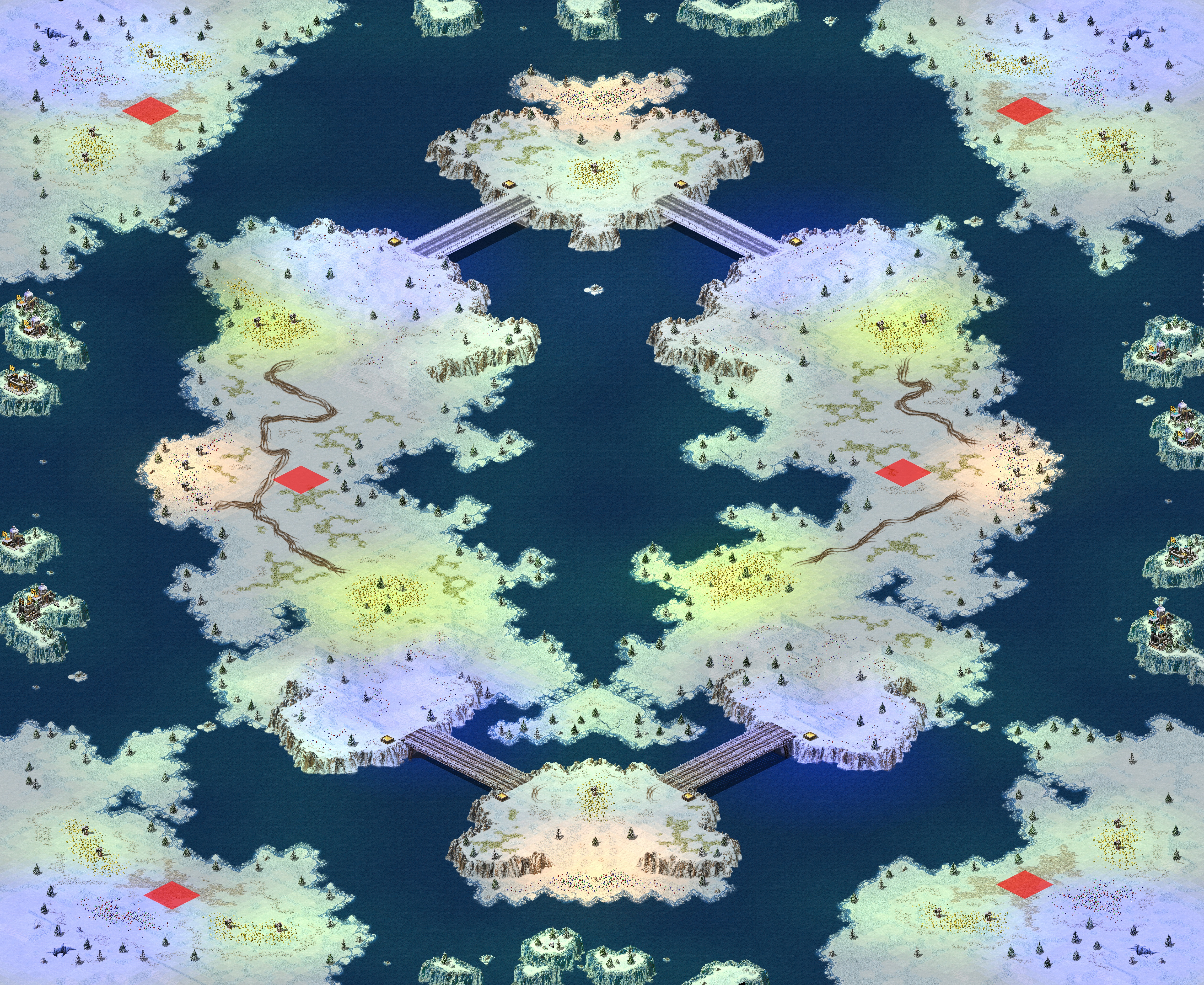 Rendered map: Withered Leaf Sea - Yuri Ladder