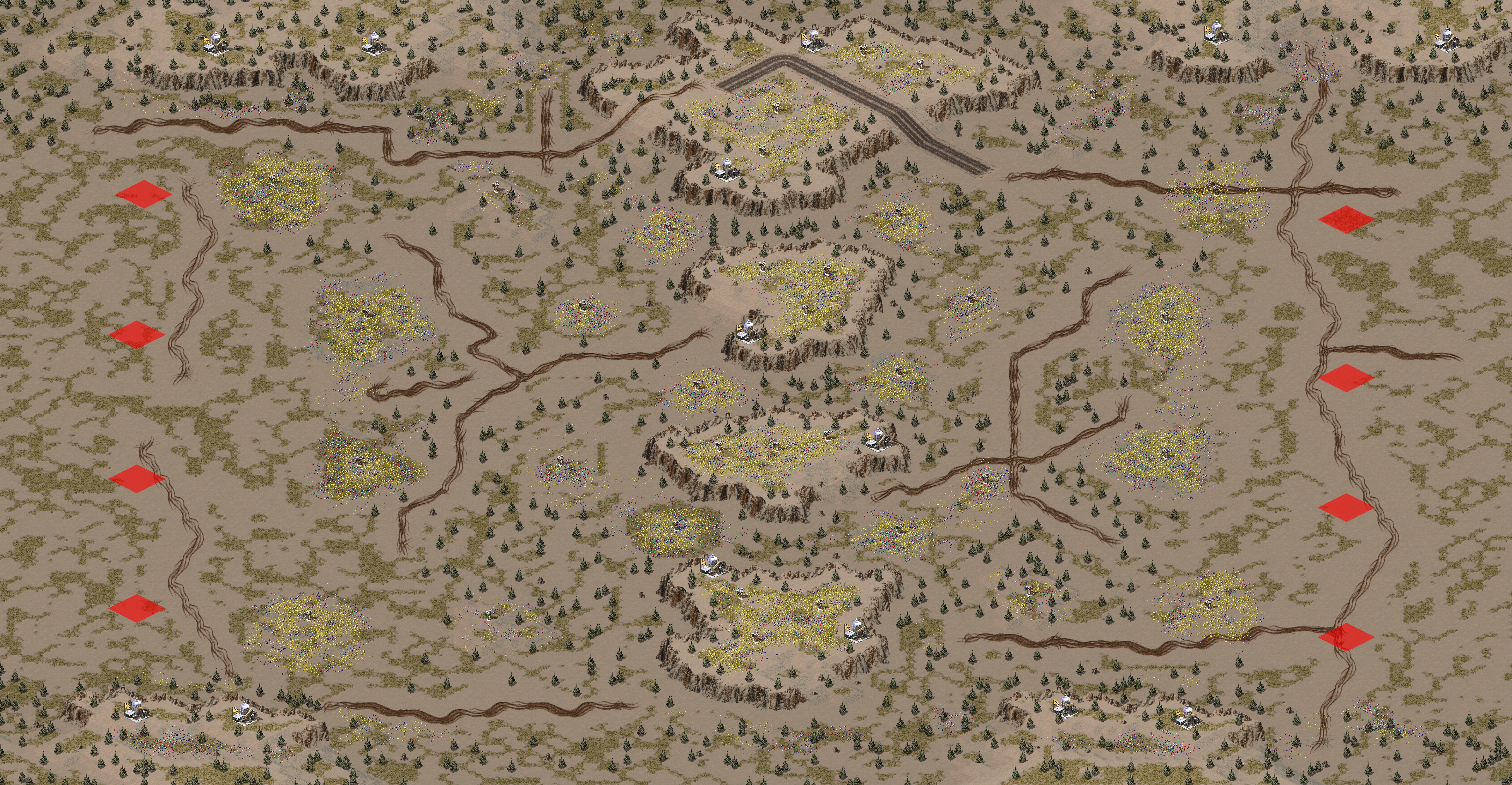 Rendered map: Egypt travel