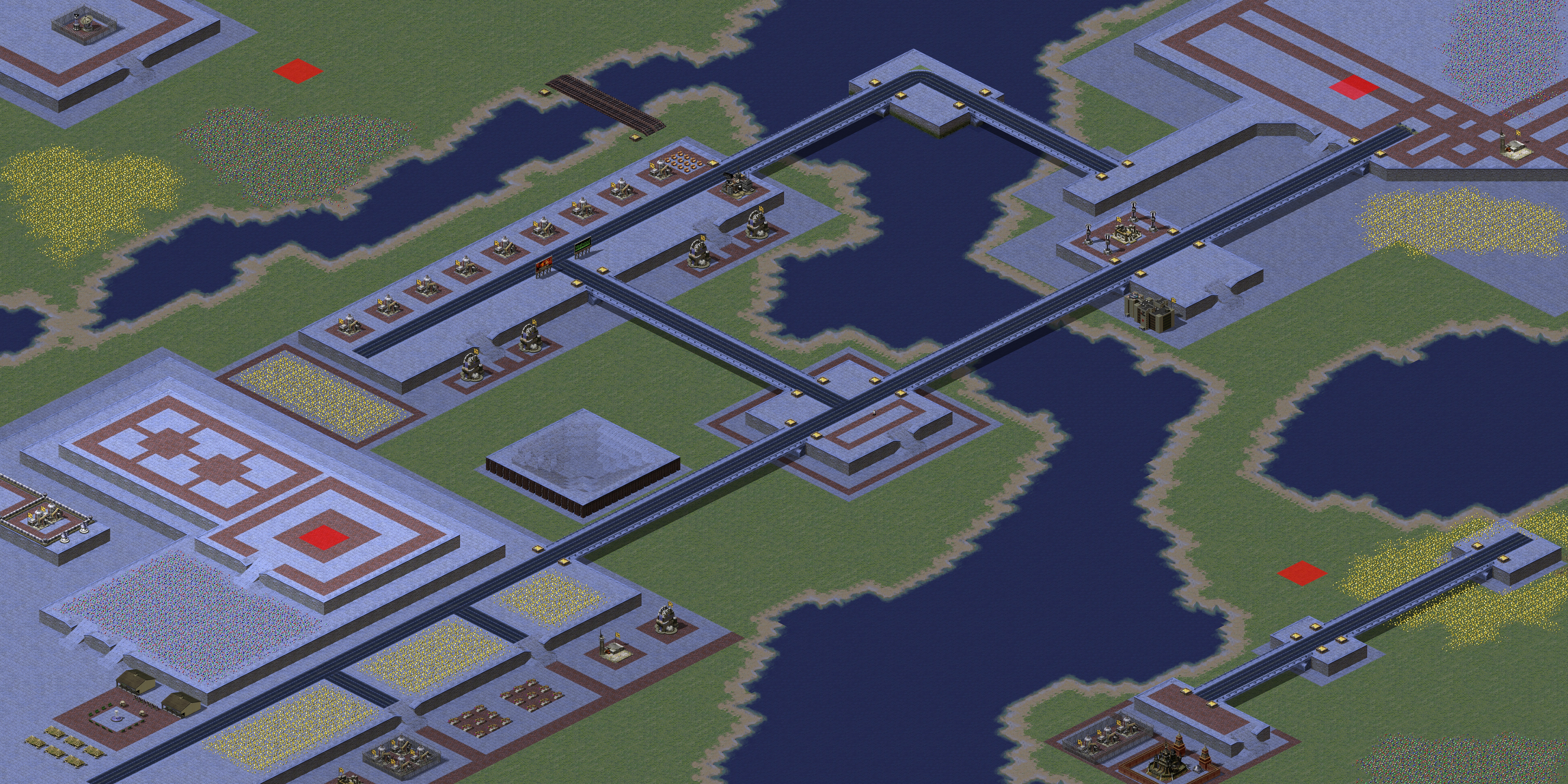 Rendered map: Four Powers