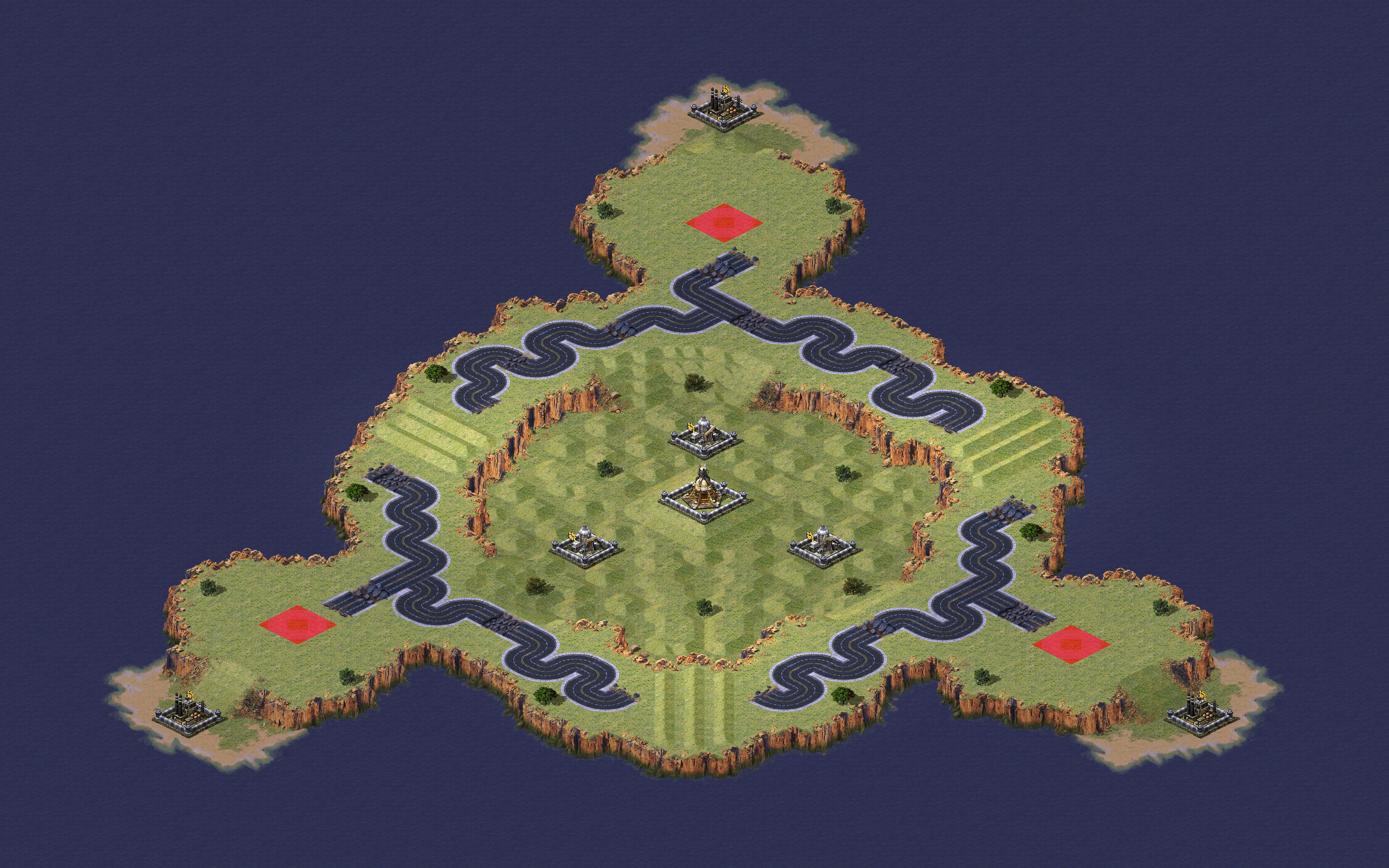 Rendered map: Breakwater Isles