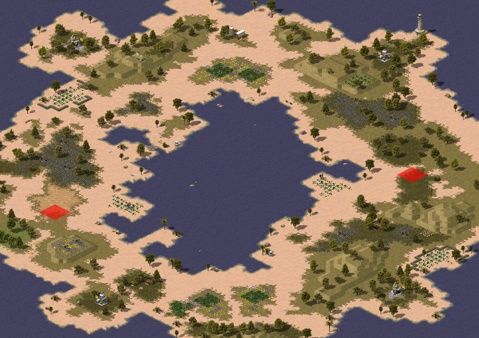Rendered preview of Glowing Waters