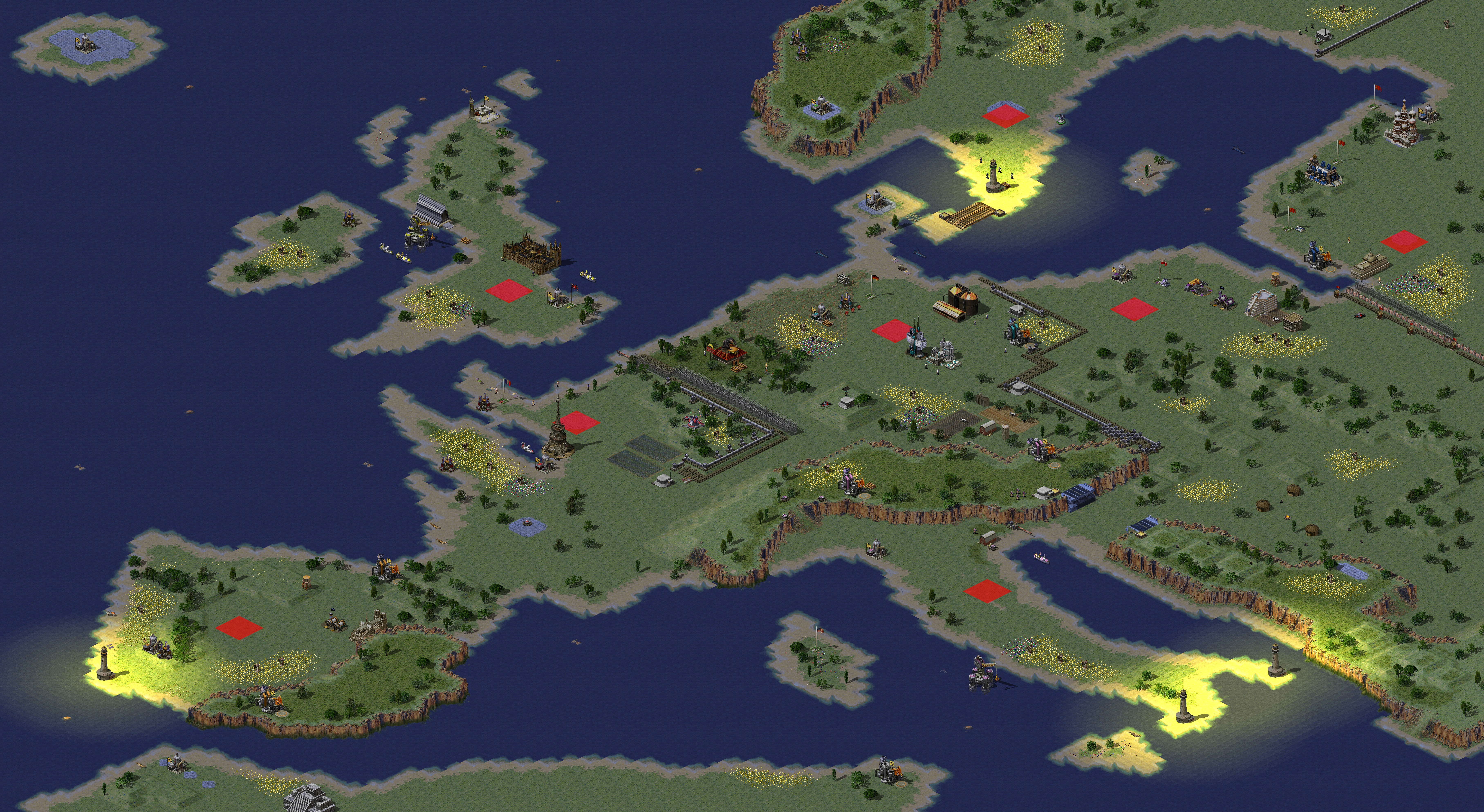 Rendered map: Europe Continent 5 Balanced