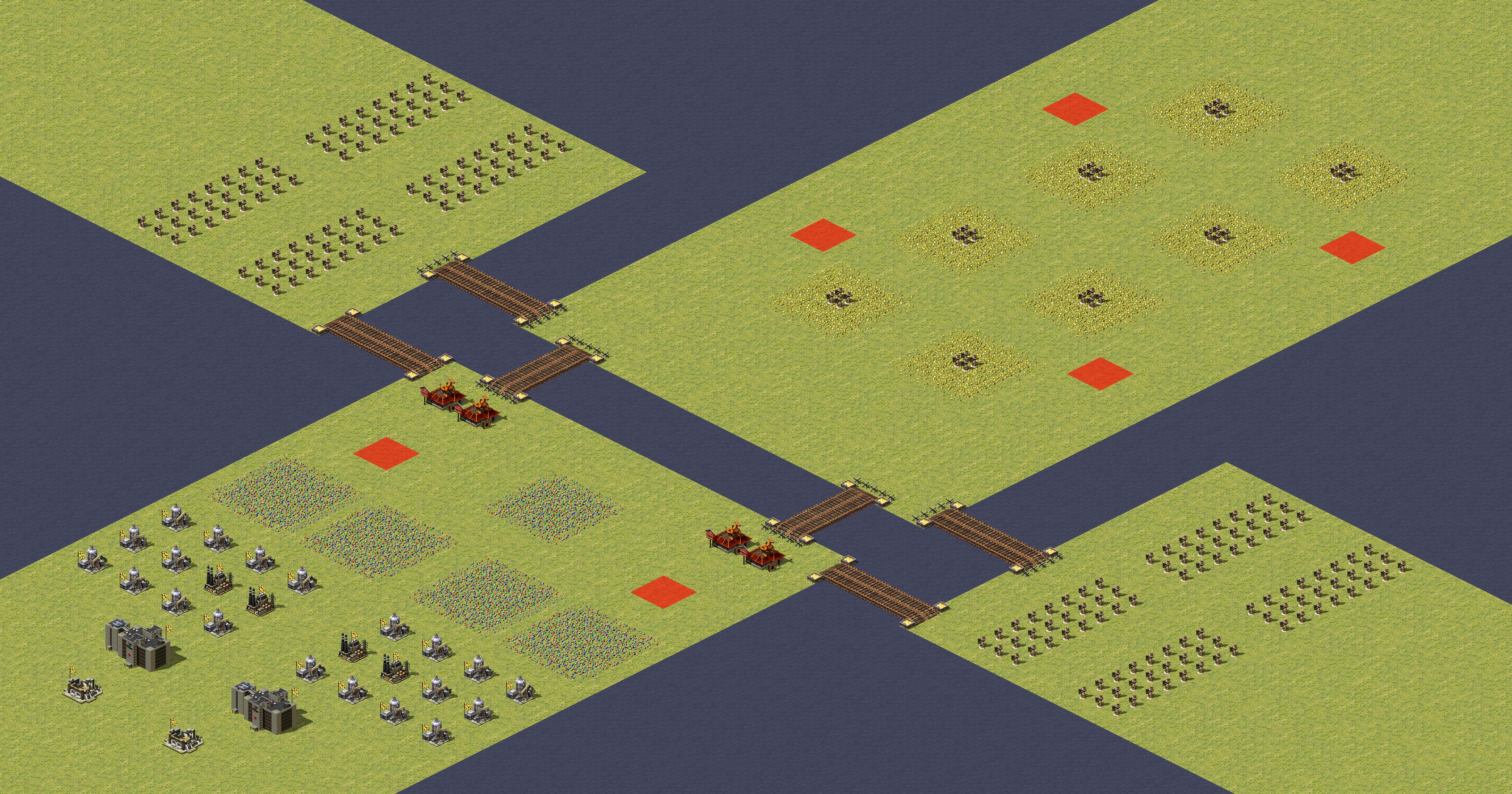 Rendered map: 20K Start 2v4