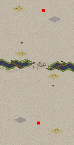 Rendered preview of Long Strip 1v1 Pentagon Rush