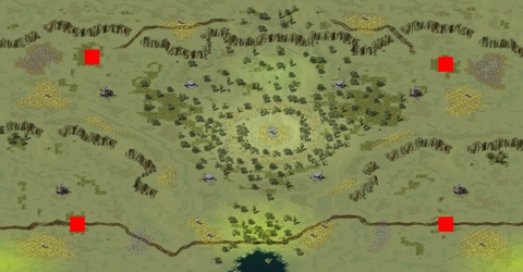 Rendered preview of Frozen Badlands