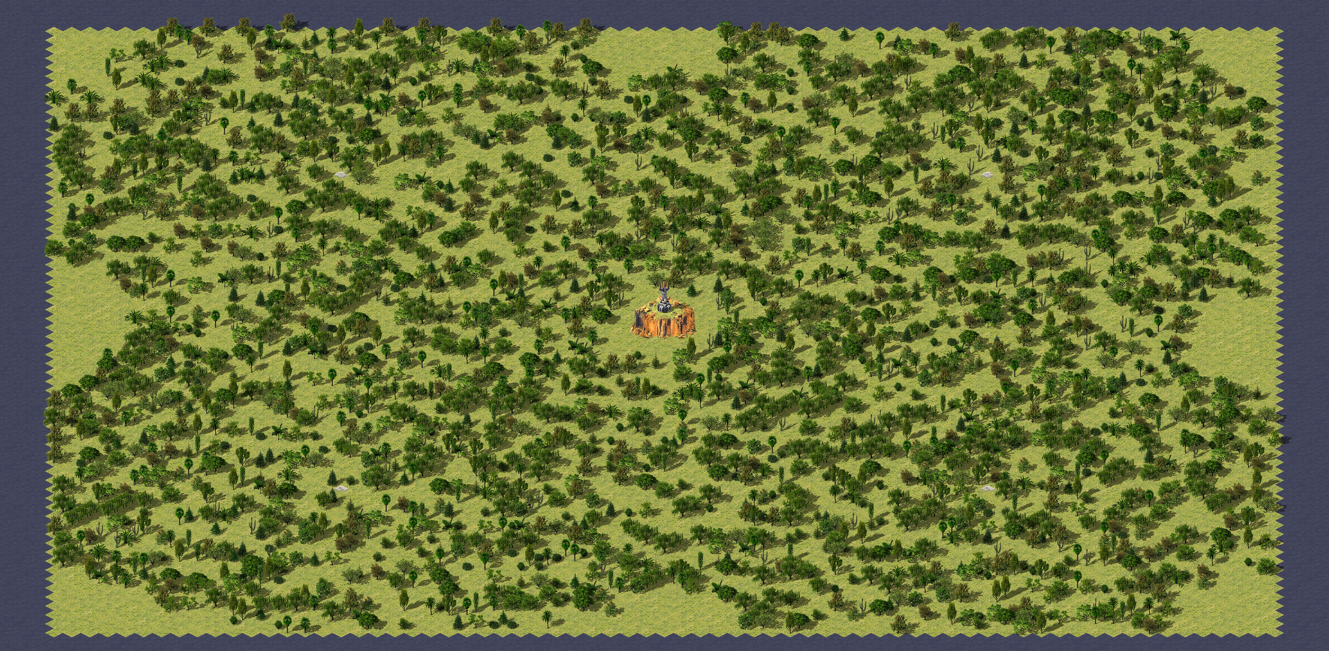 Rendered map: Dark Forest Talking Trees