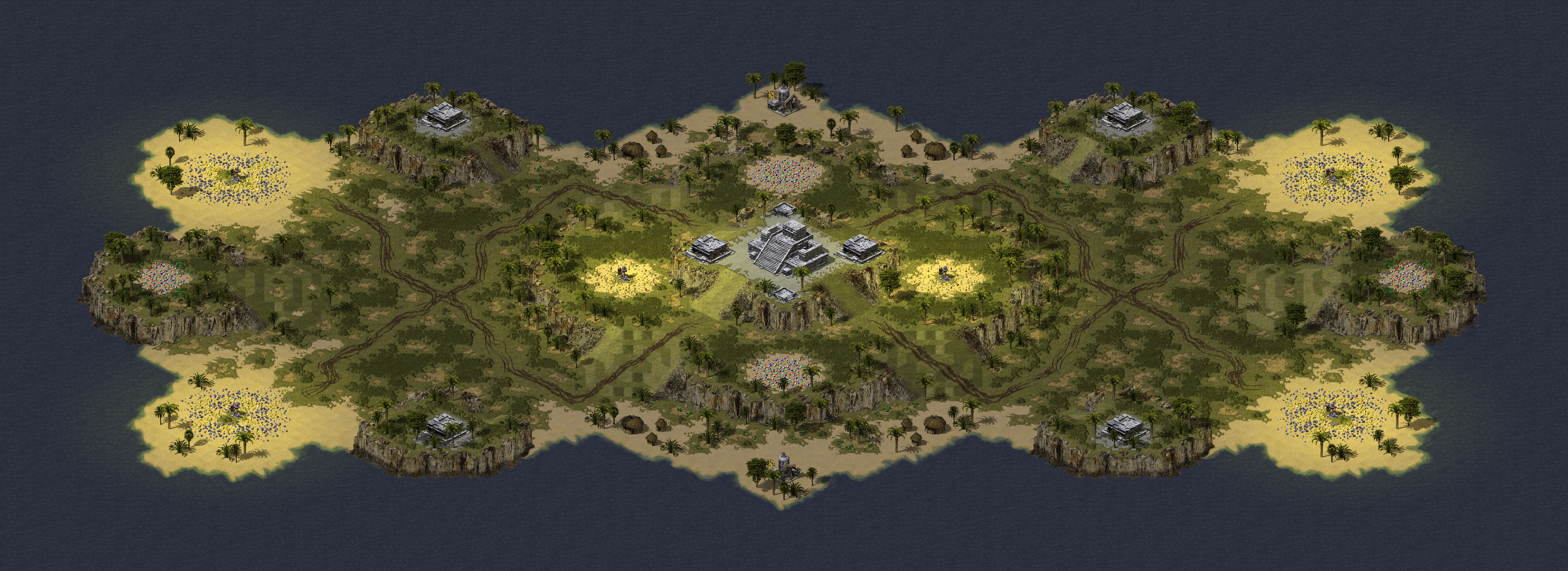 Rendered map: Tournament Temple