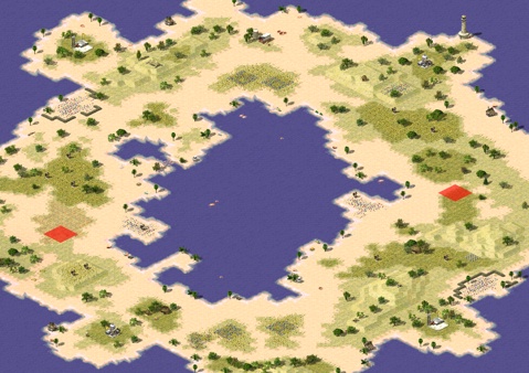 Rendered preview of Glowing Waters