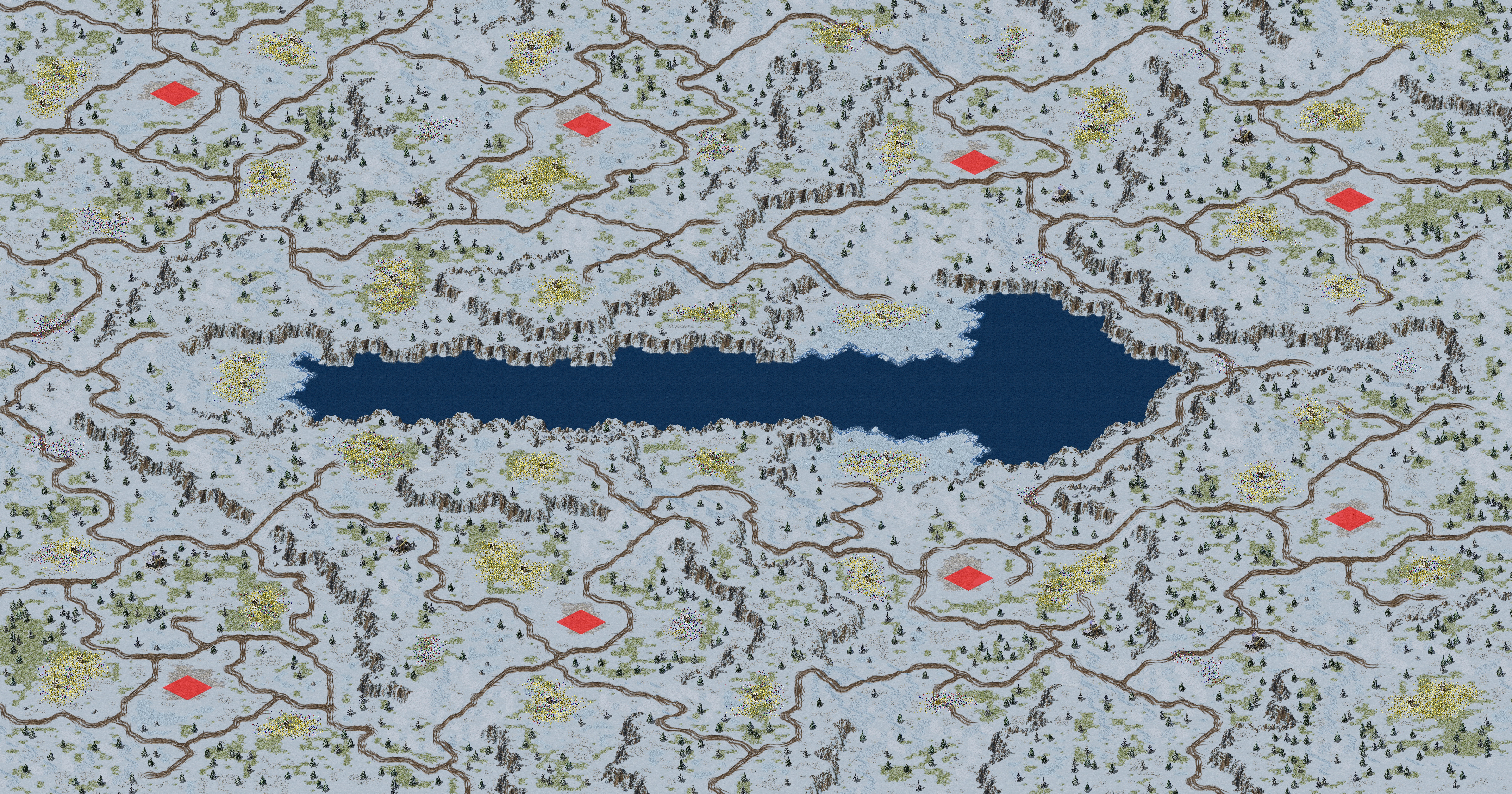 Rendered map: Dedication
