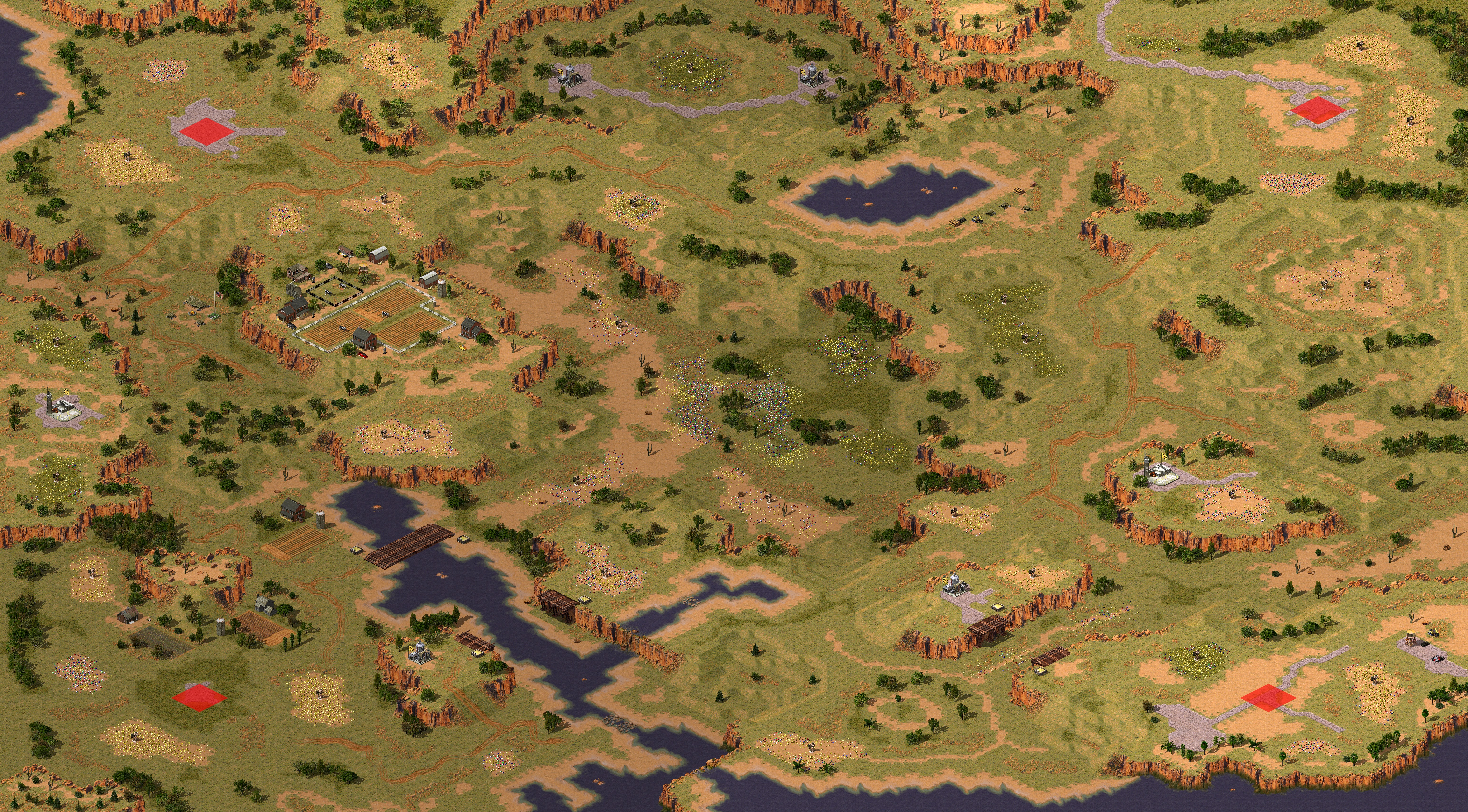 Rendered map: 比利山谷的黄昏