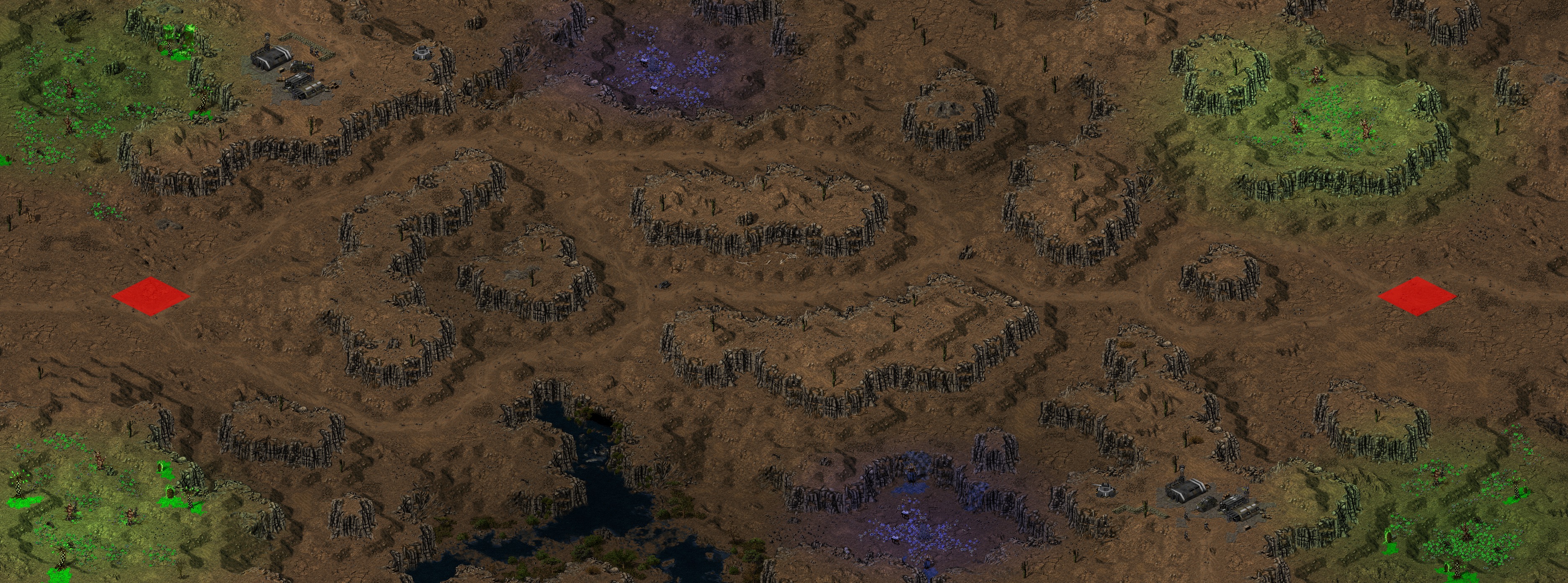 Rendered map: Badlands Duel