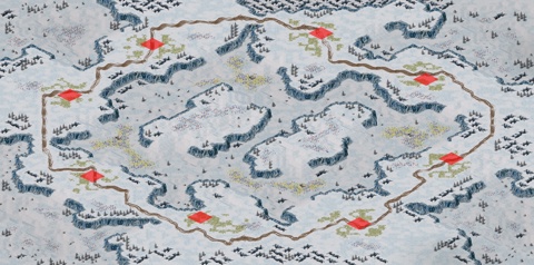 Rendered preview of 2025红警混战王-高山花环