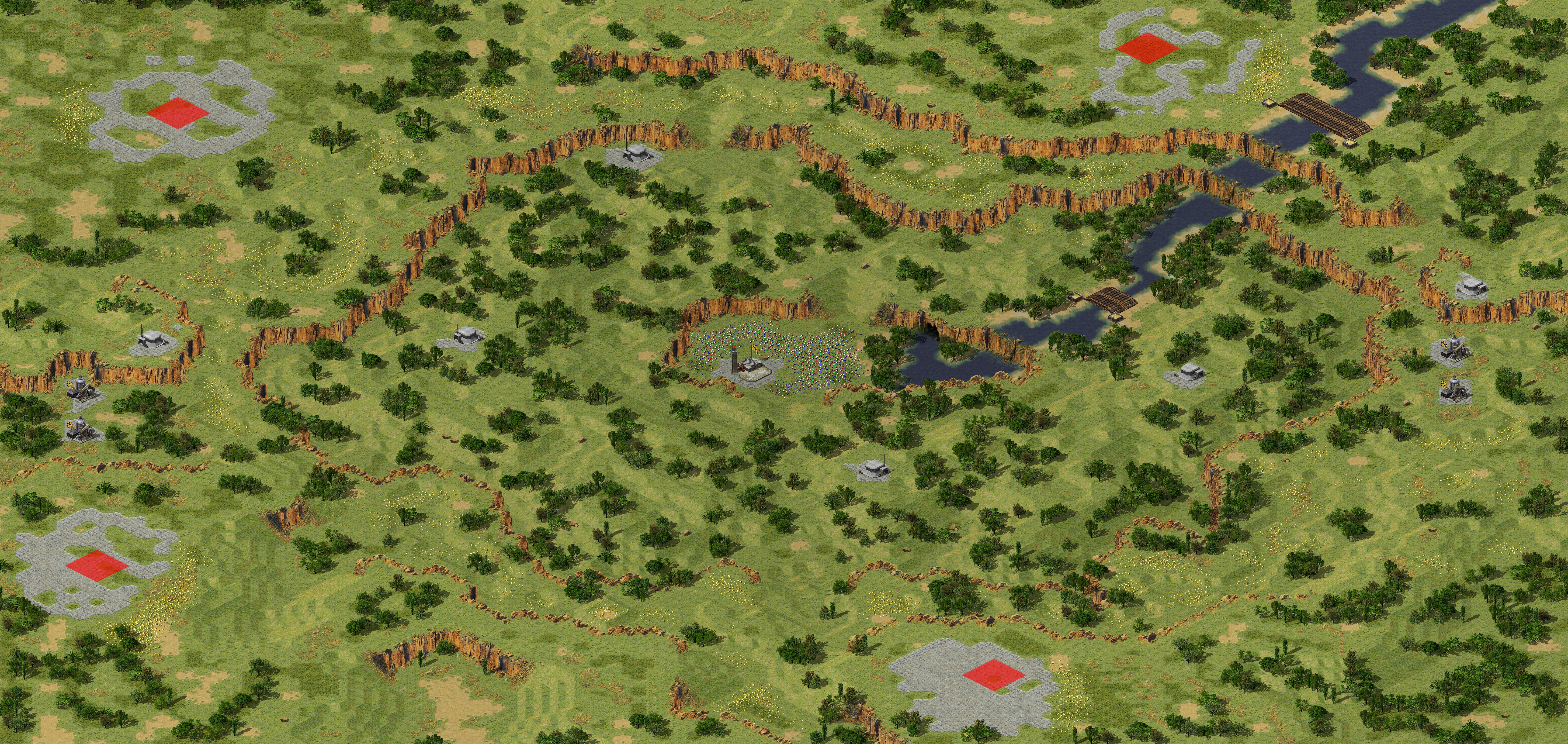 Rendered map: Hole Commandos (2-4)