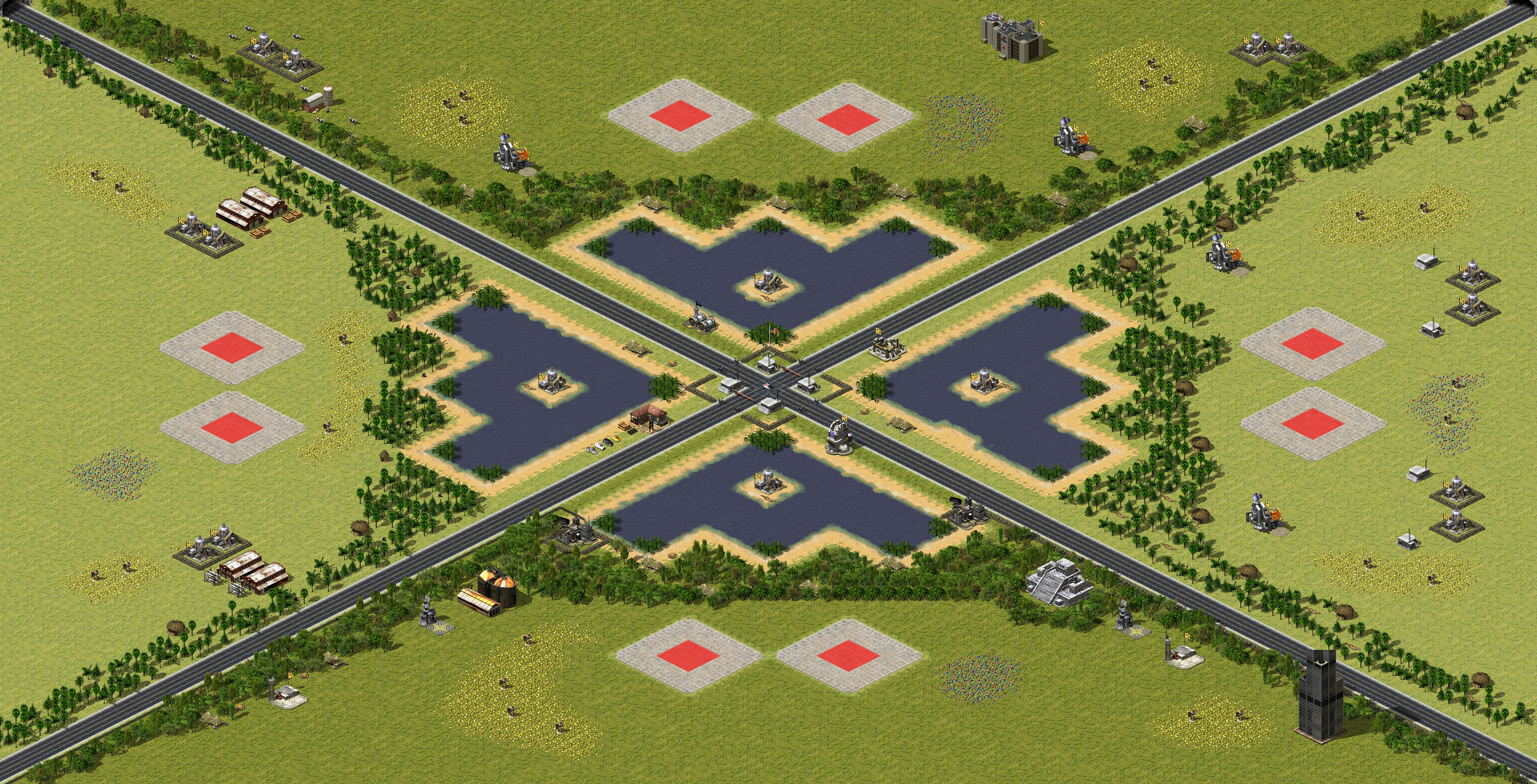 Rendered map: Crossfire Forest (8)