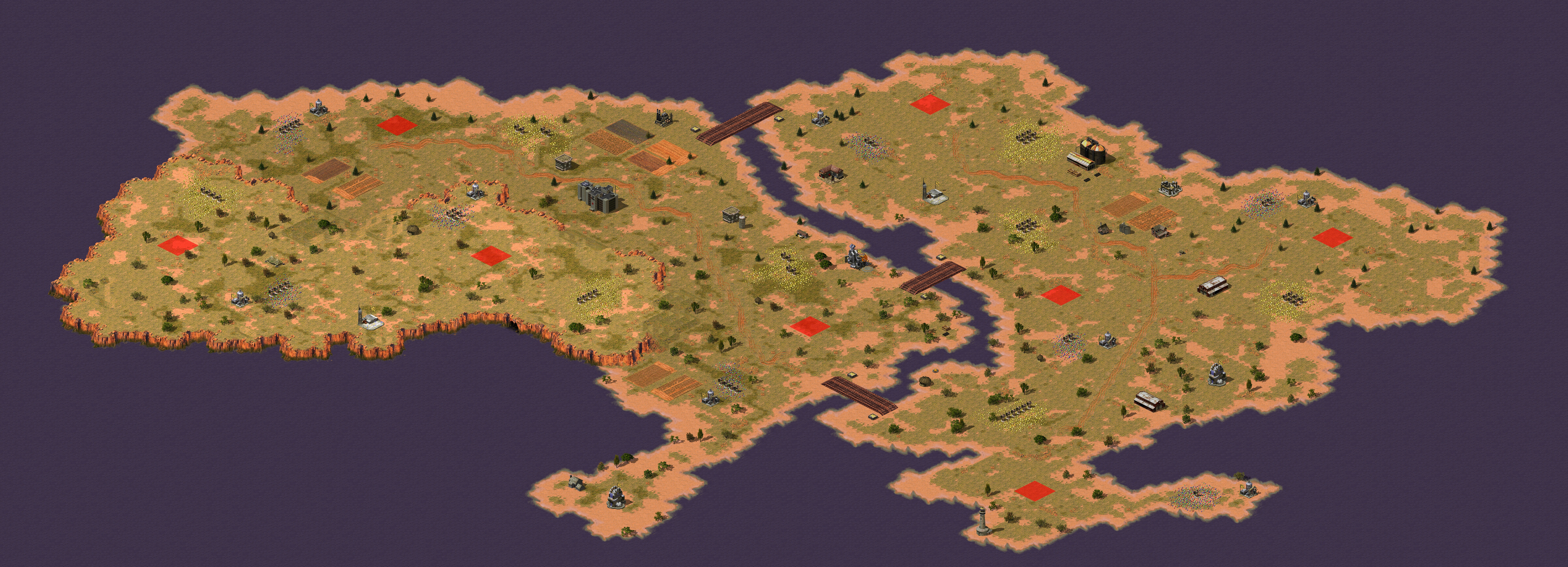 Rendered map: Ukraine Patch of Land
