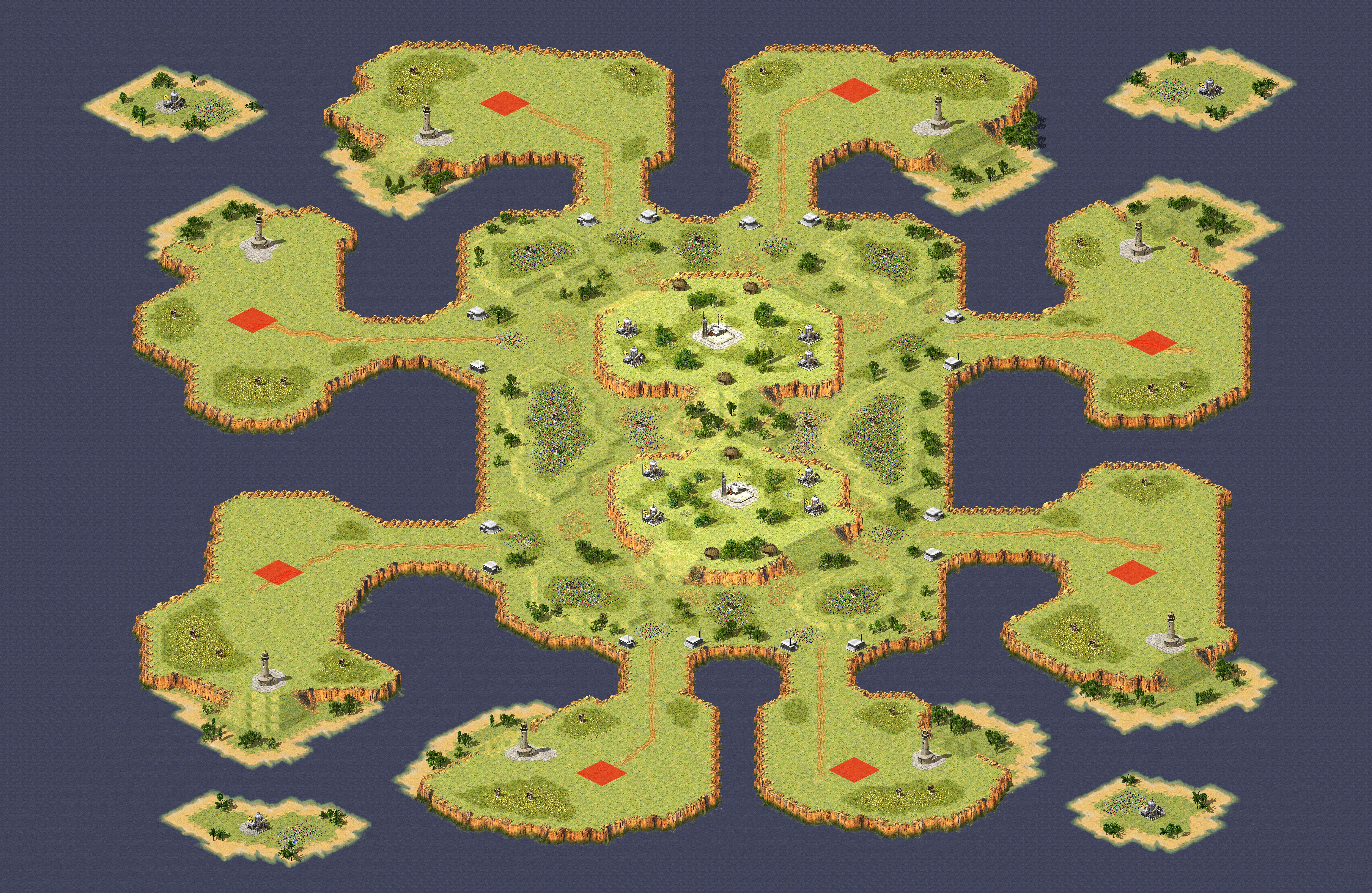 Rendered map: Pattern Of Islands