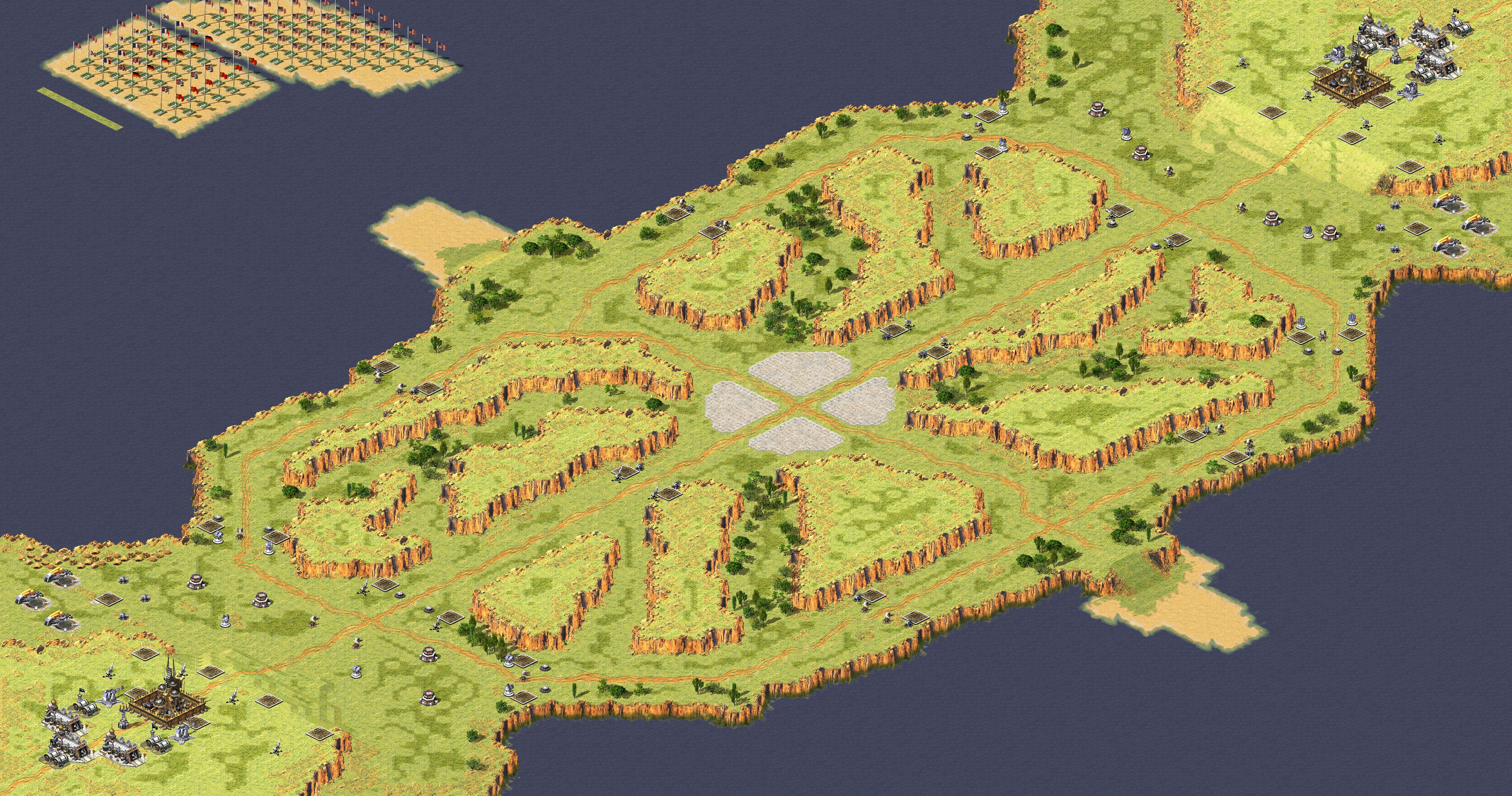 Rendered map: King's Canyon 3v3 Heroes