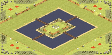 Rendered preview of 四角夺岛2v2v2v2