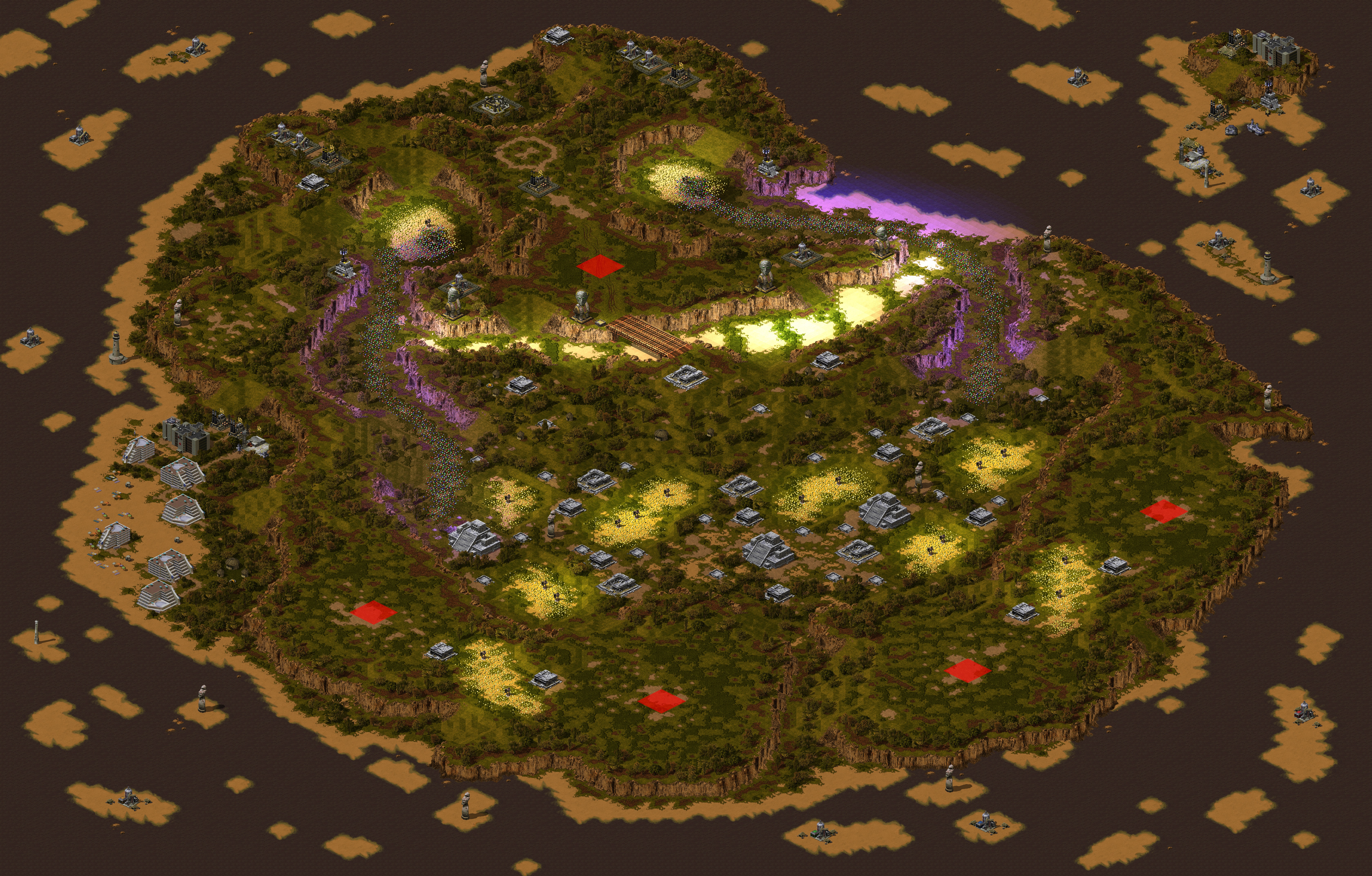 Rendered map: Lonely Paradise