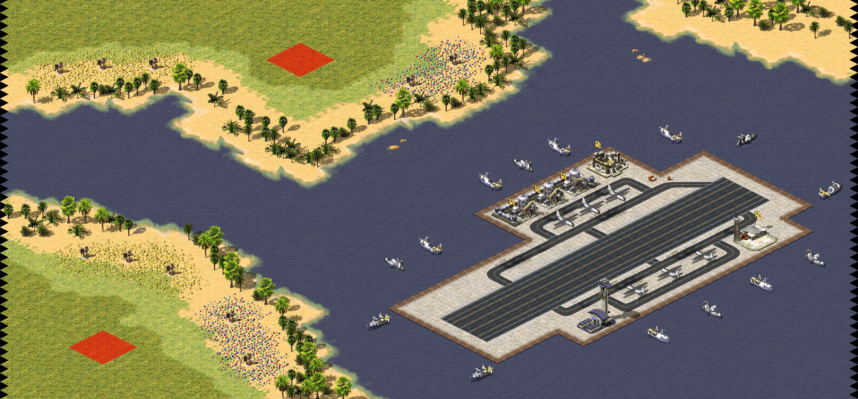 Rendered map: Megafloat Airport