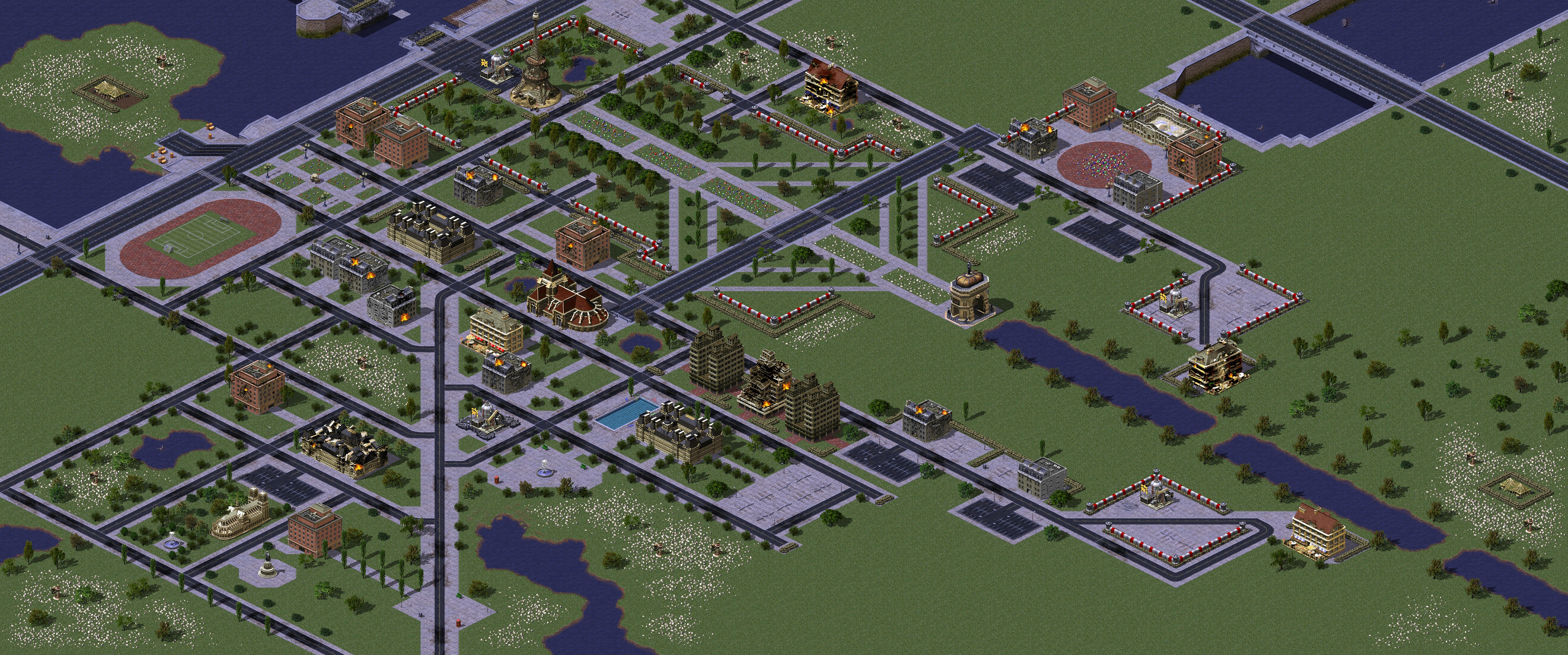 Rendered map: Paris Revisited
