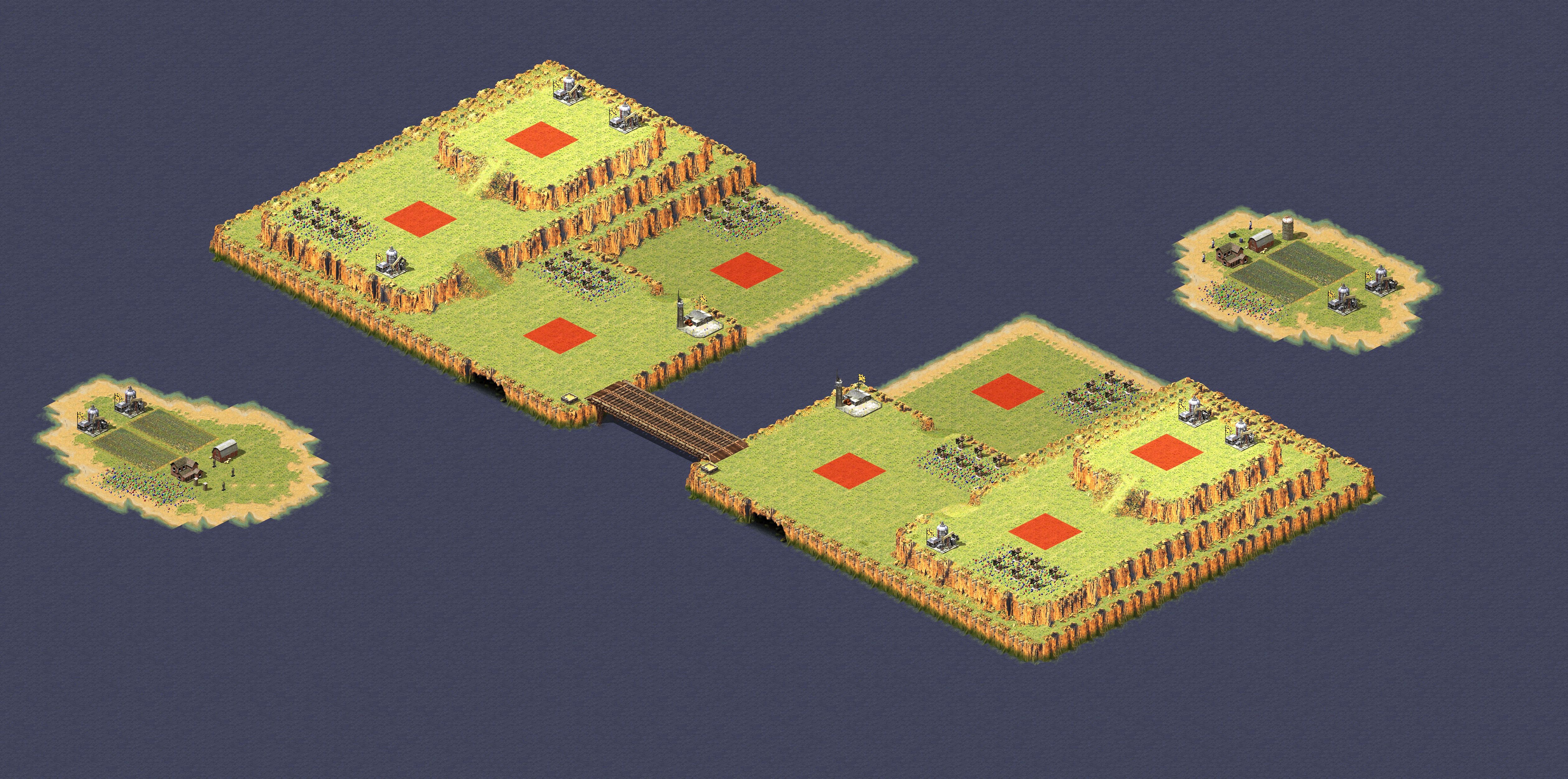 Rendered map: Across the Sea 4v4
