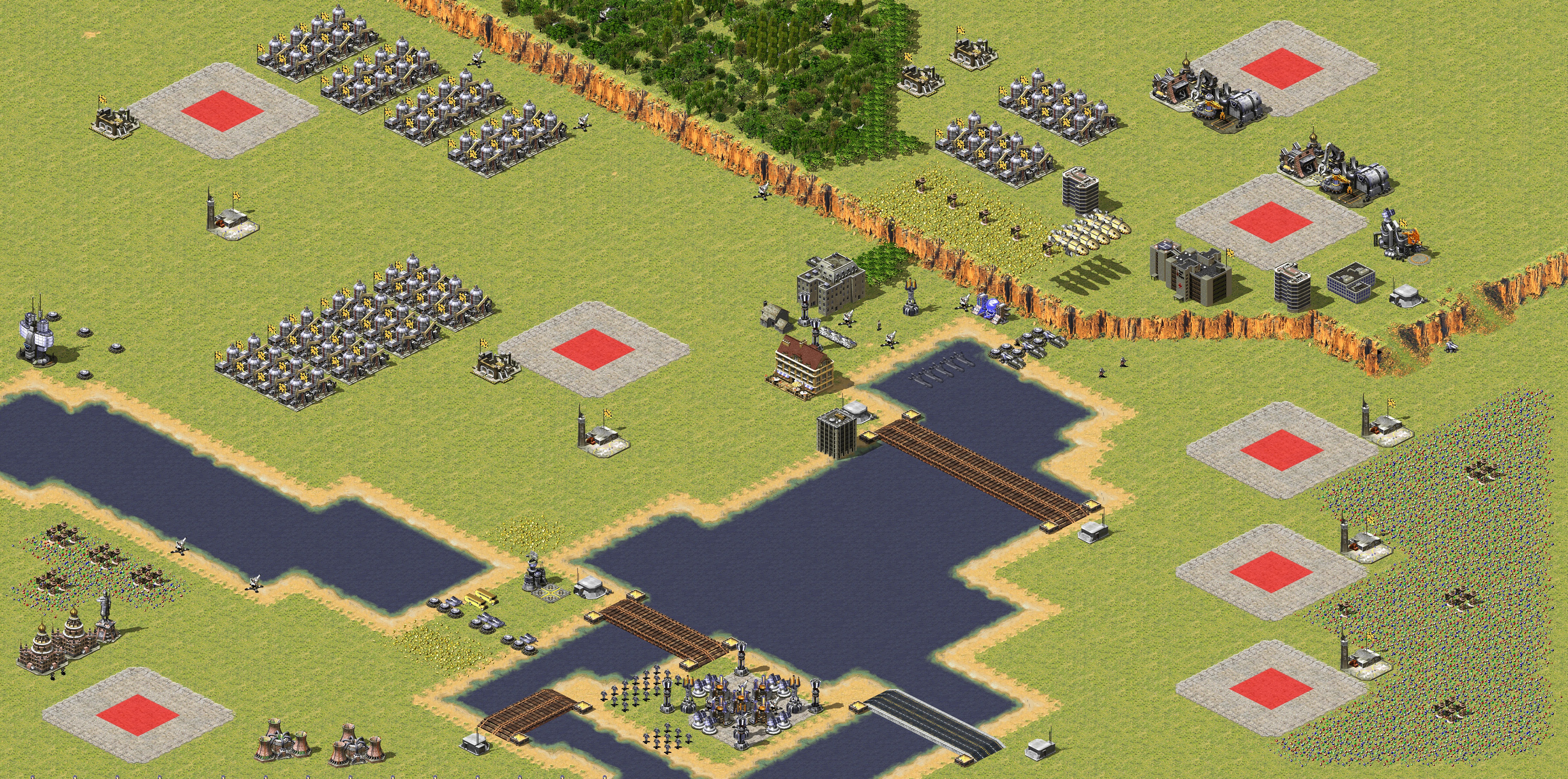 Rendered map: Unfair 3v2v2v1