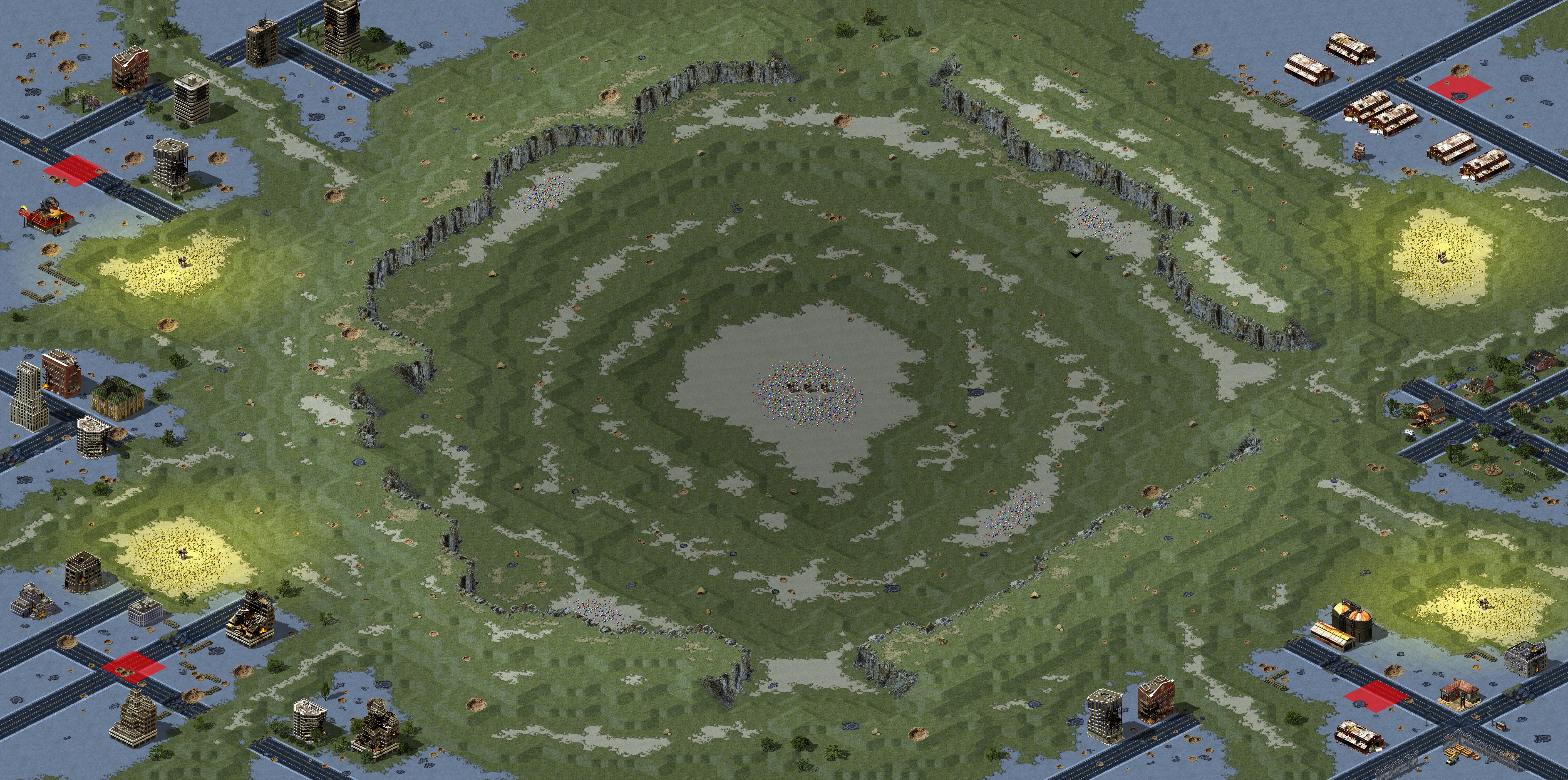 Rendered map: Sinkhole