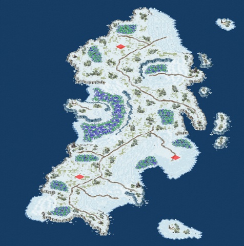 Rendered preview of (3) Mantinicus Island