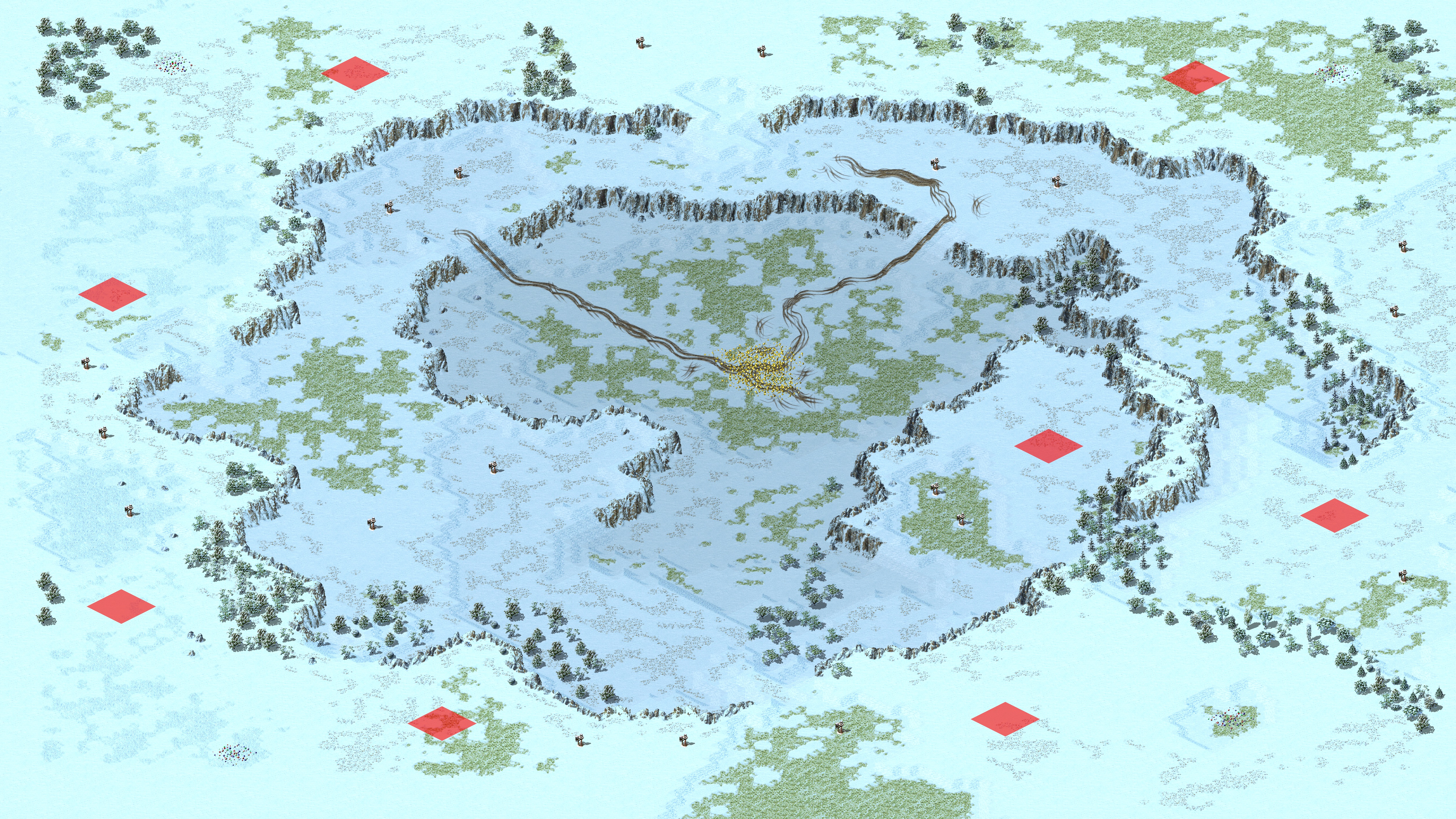 Rendered map: Poor Snowy Field