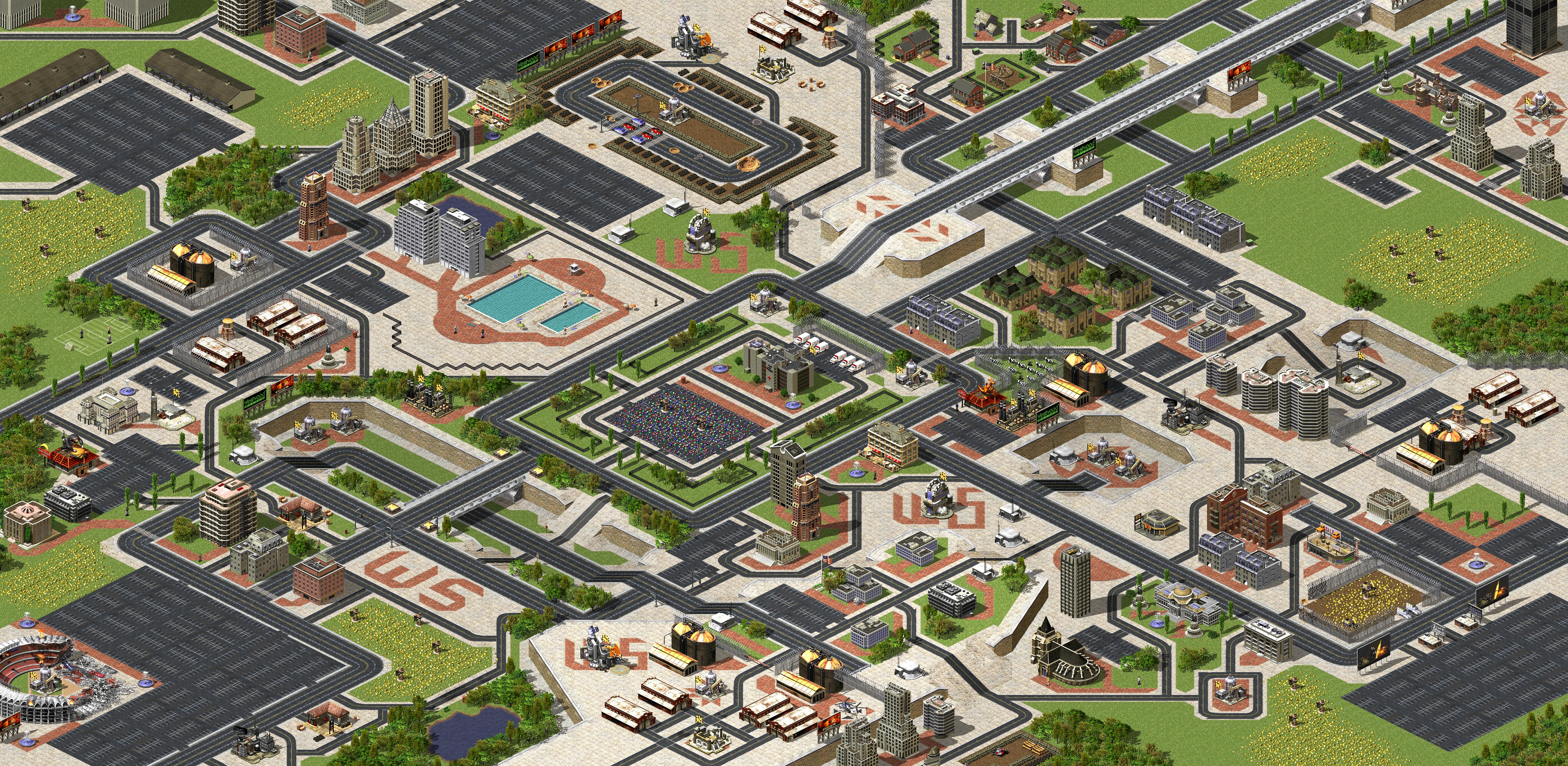 Rendered map: Westwood Tribute