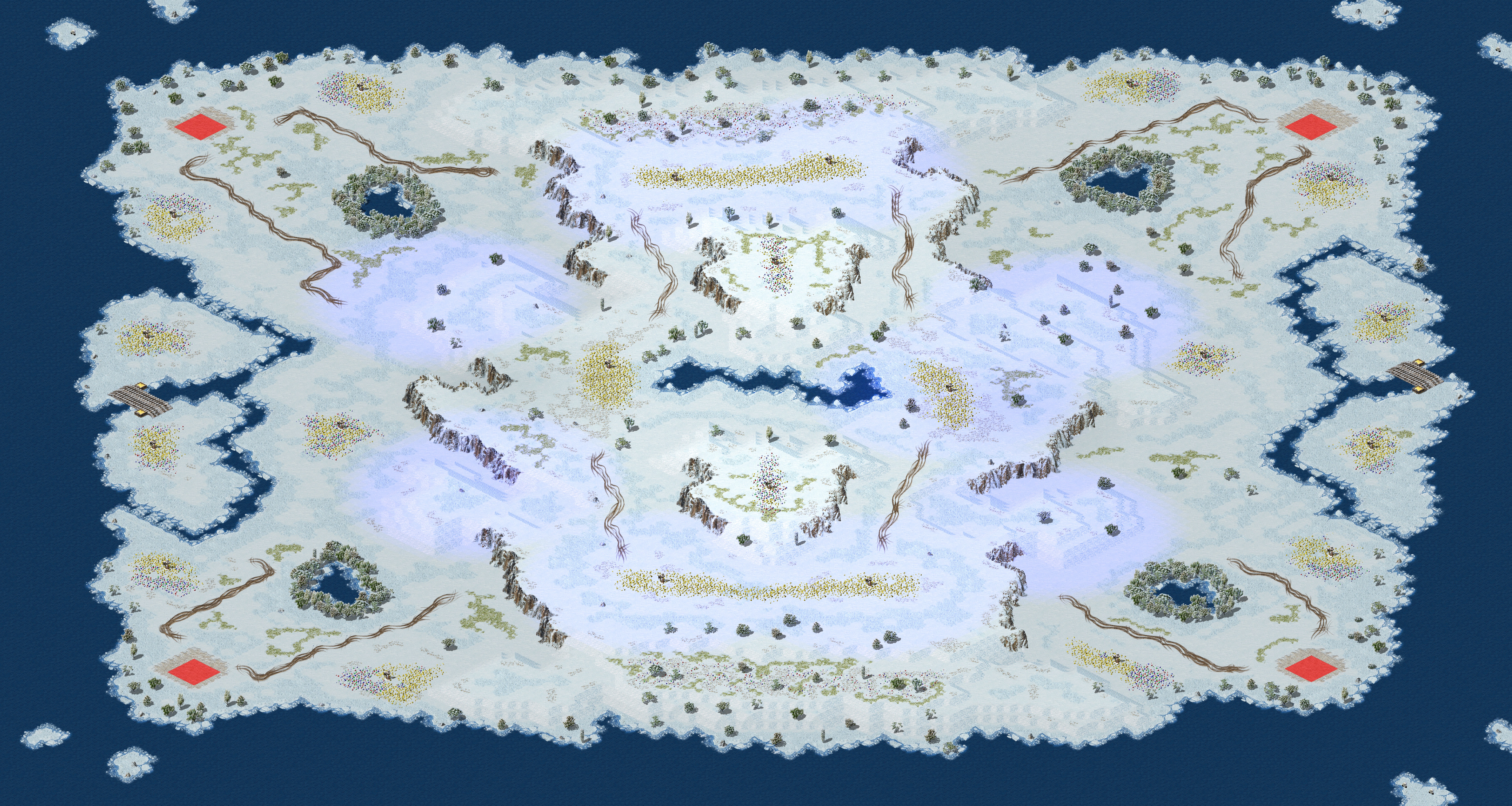 Rendered map: Frostborne Isles