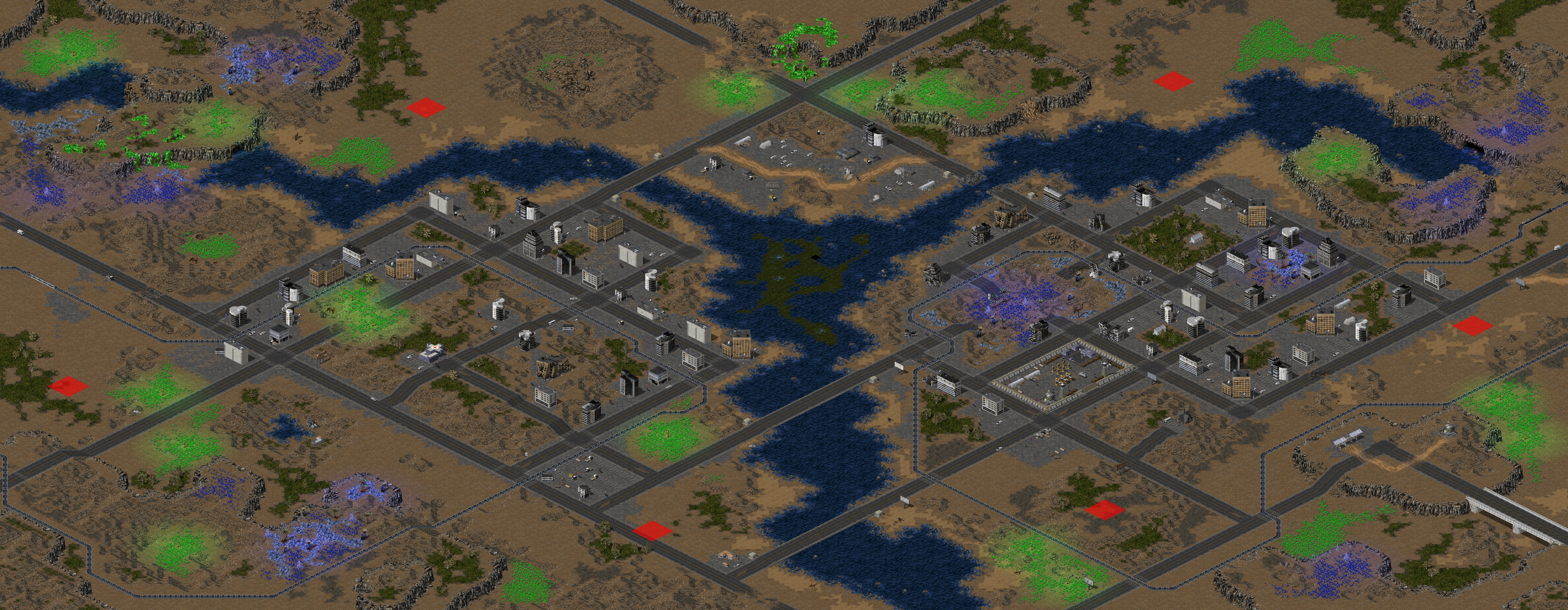 Rendered map: Cityscape
