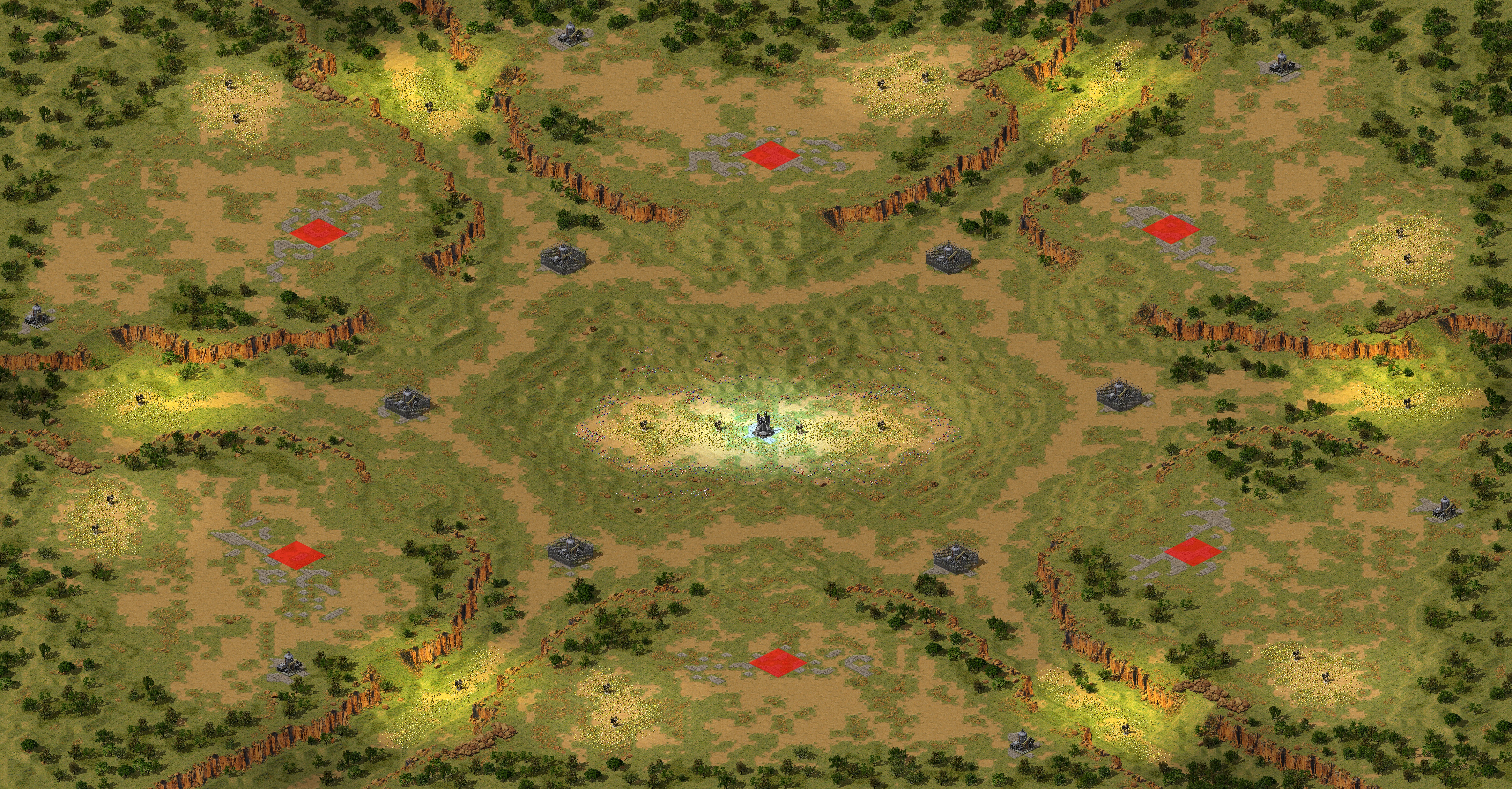 Rendered map: DEFCON Six
