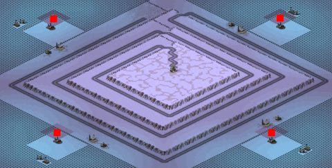 Rendered preview of Snarks Fourth Tower Defense Hard (3 players) Final V1.1