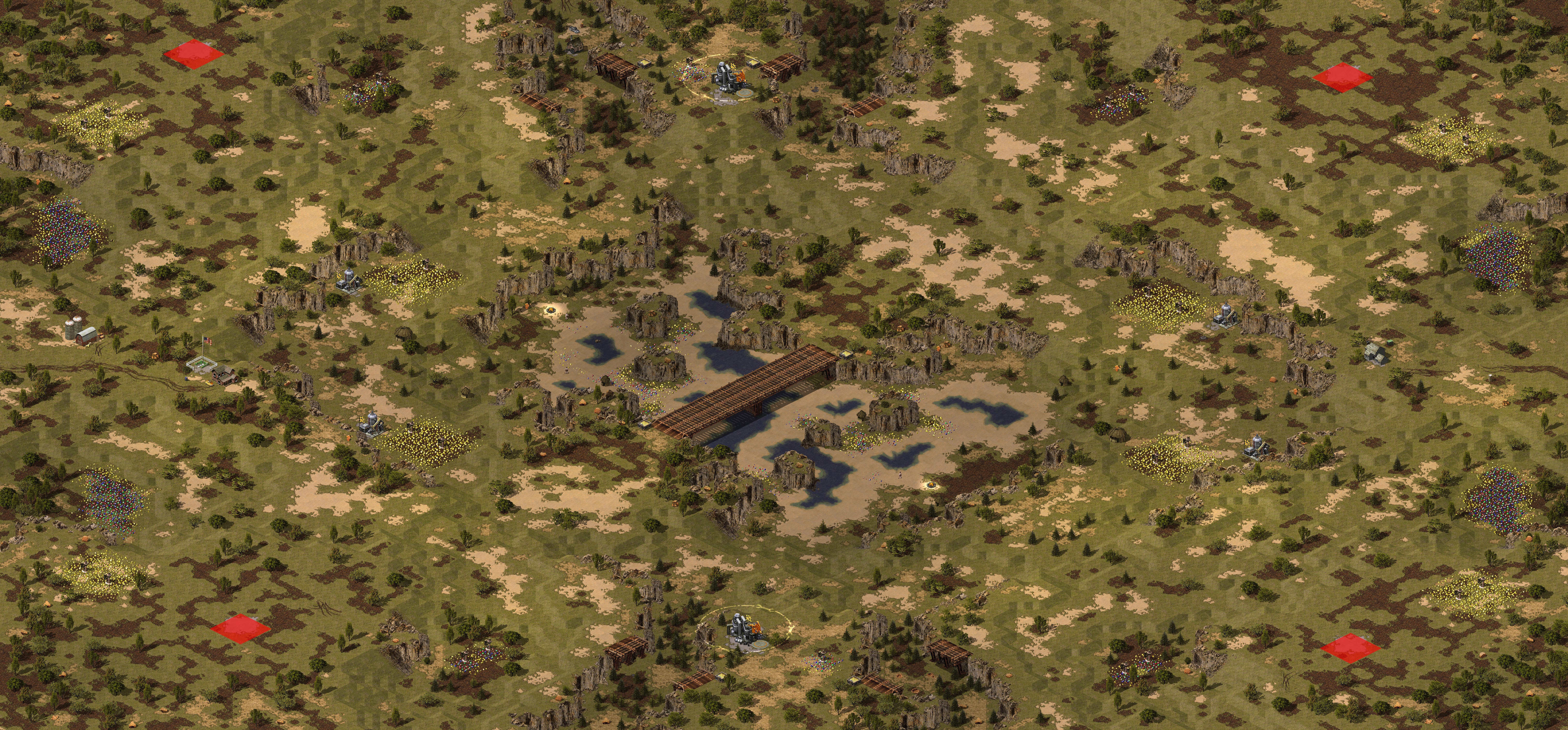Rendered map: Lowlands