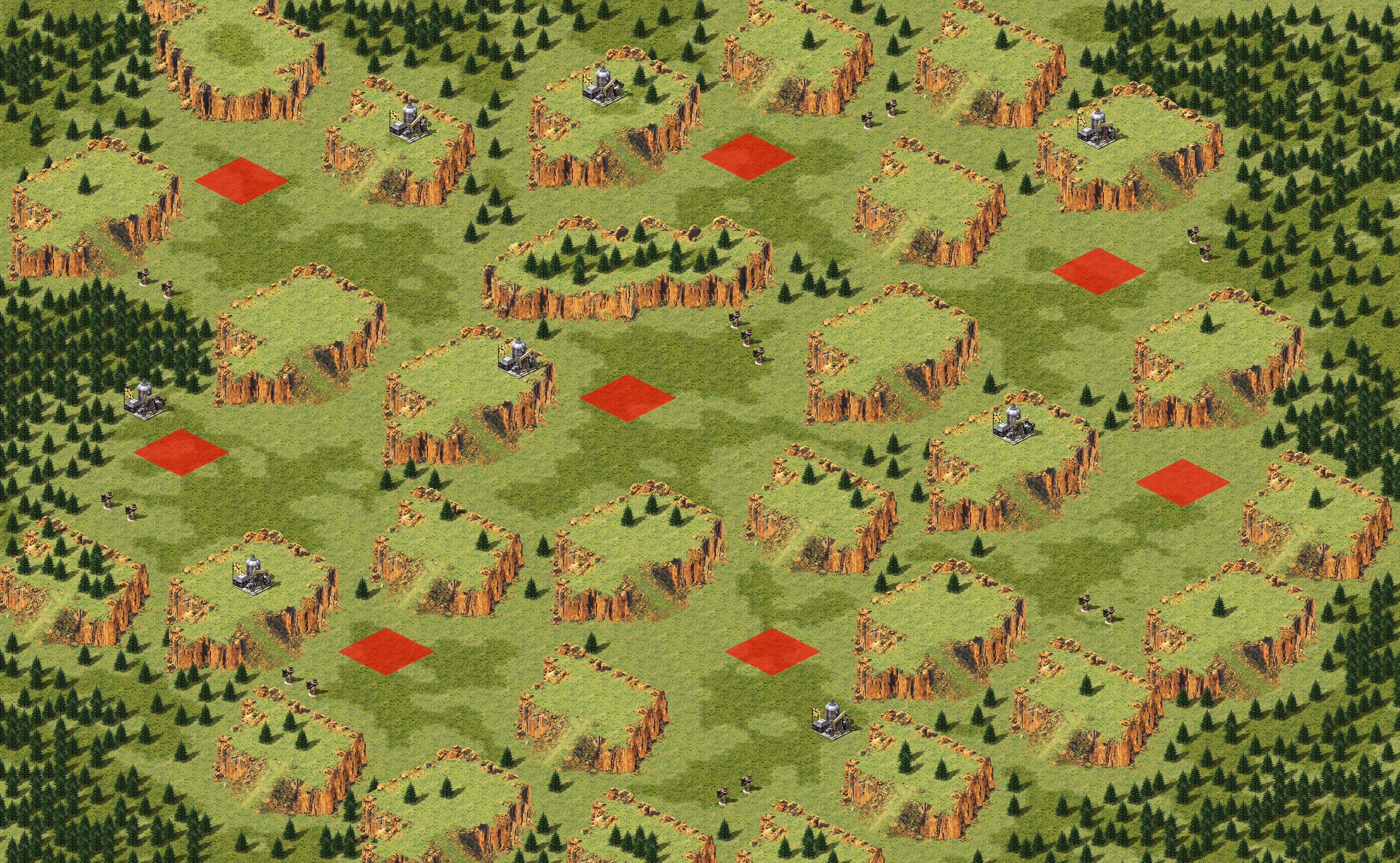 Rendered map: Each Patch Cliff Edition