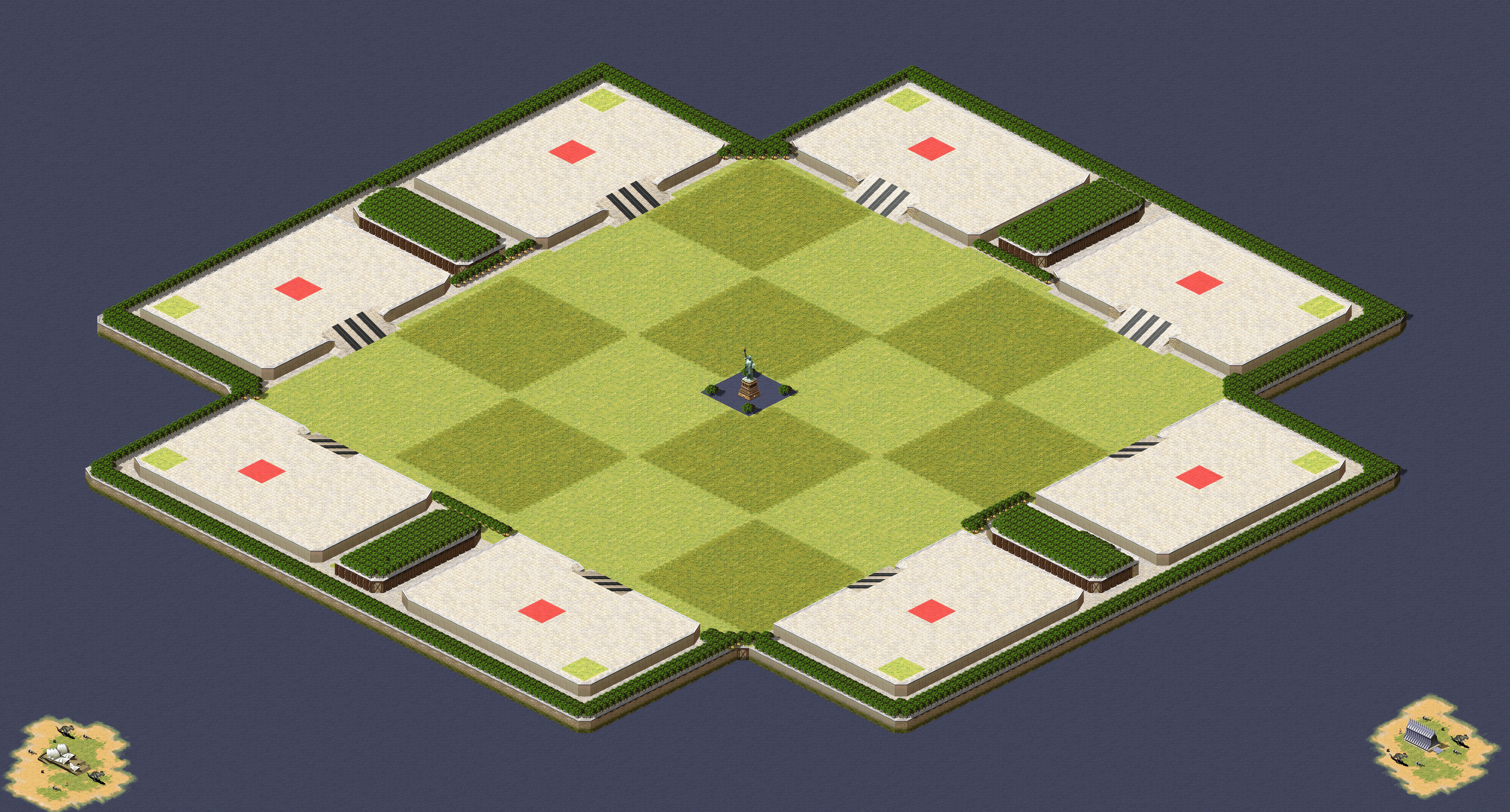Rendered map: Apocalypse Battle 19.0 Mega Tank