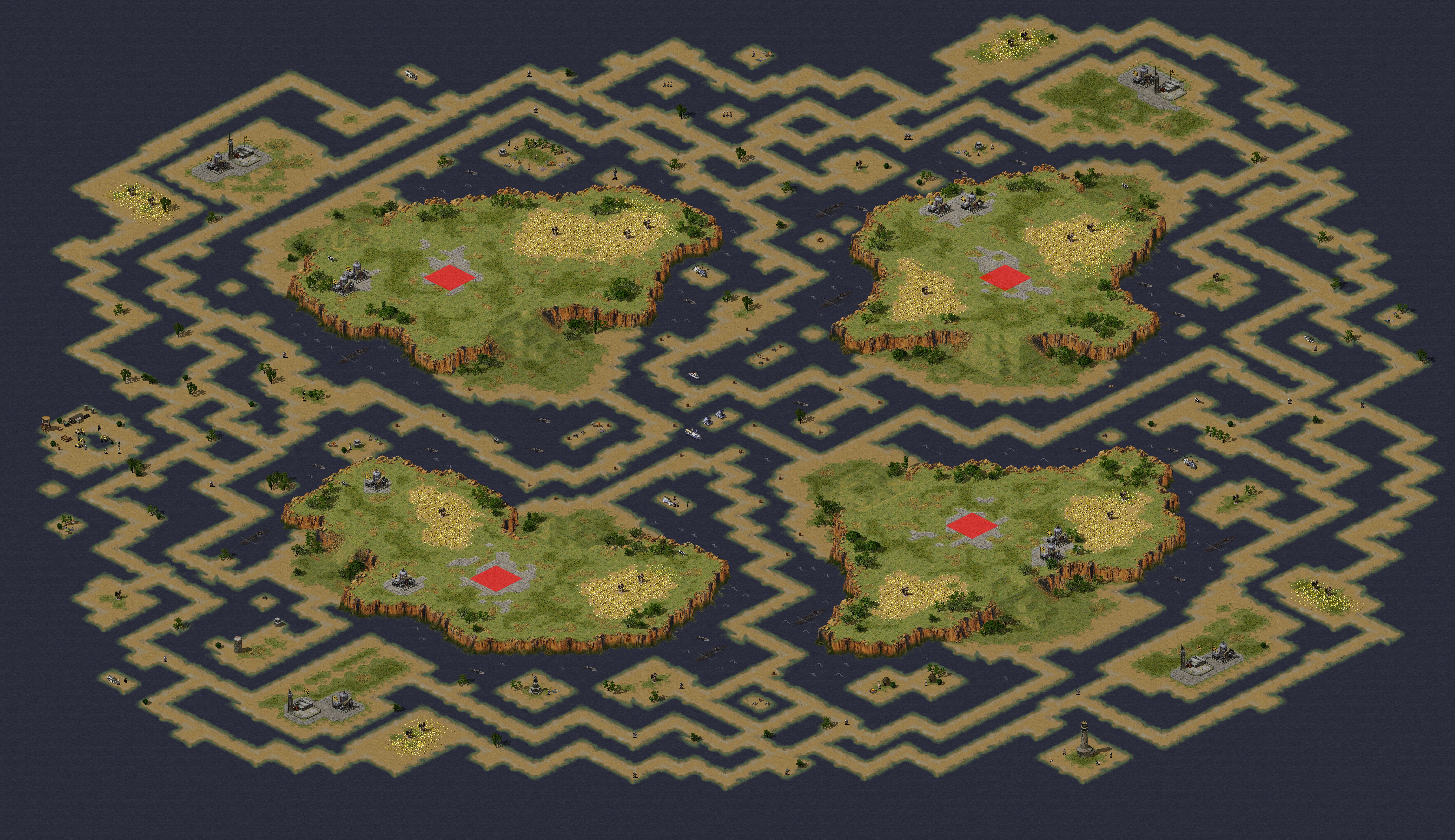 Rendered map: strangeways