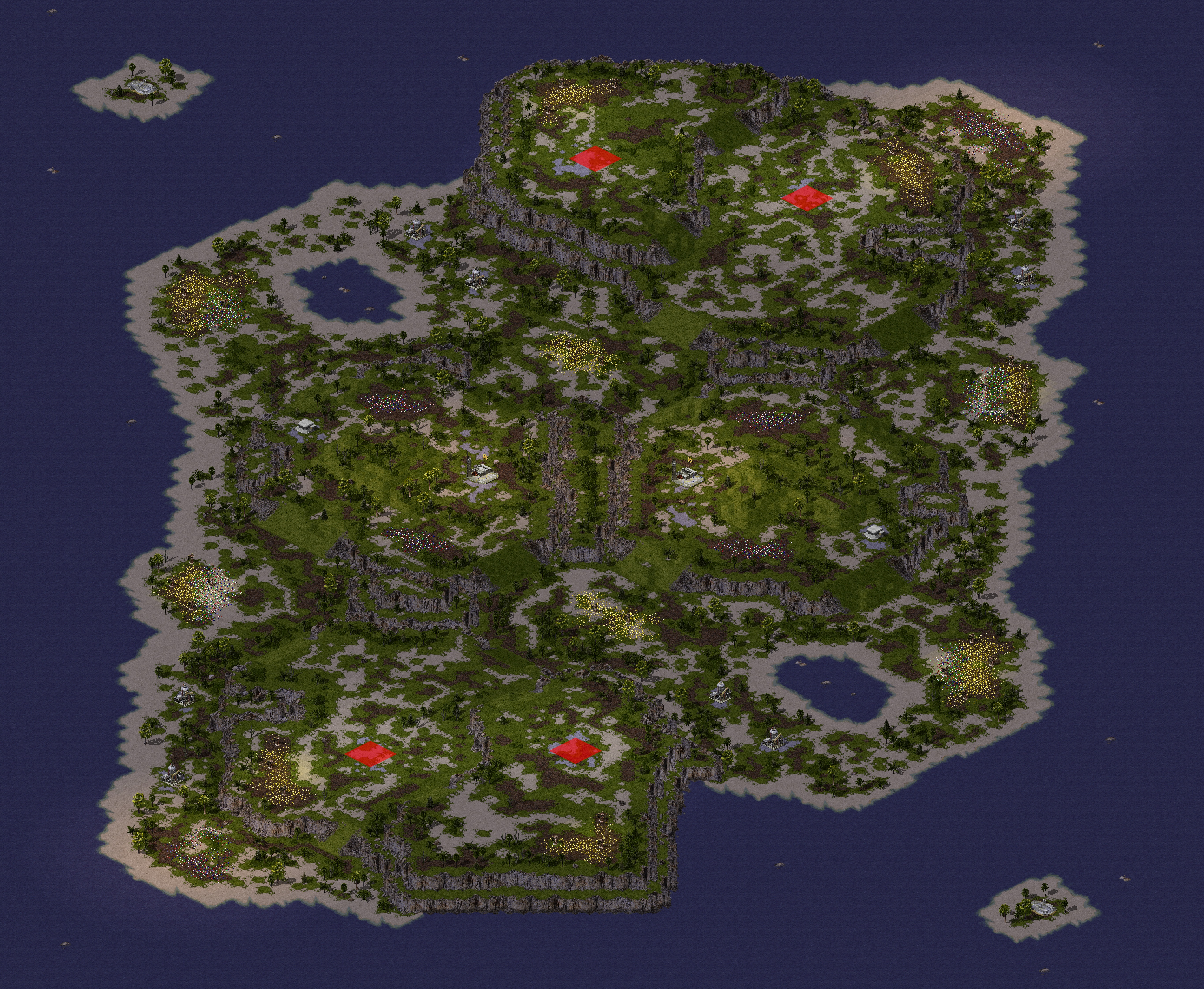 Rendered map: Tropical Nights