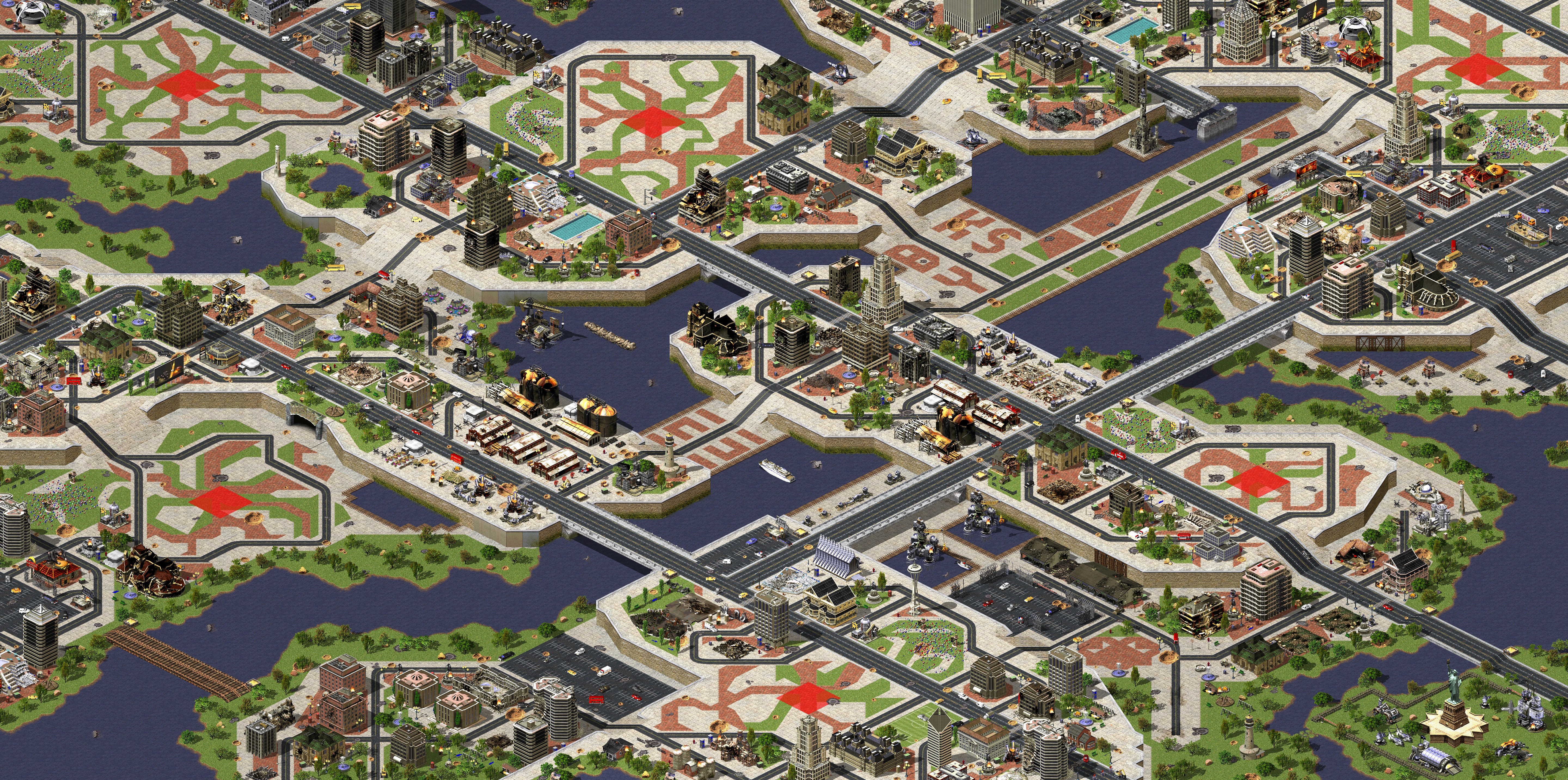 Rendered map: Breach II