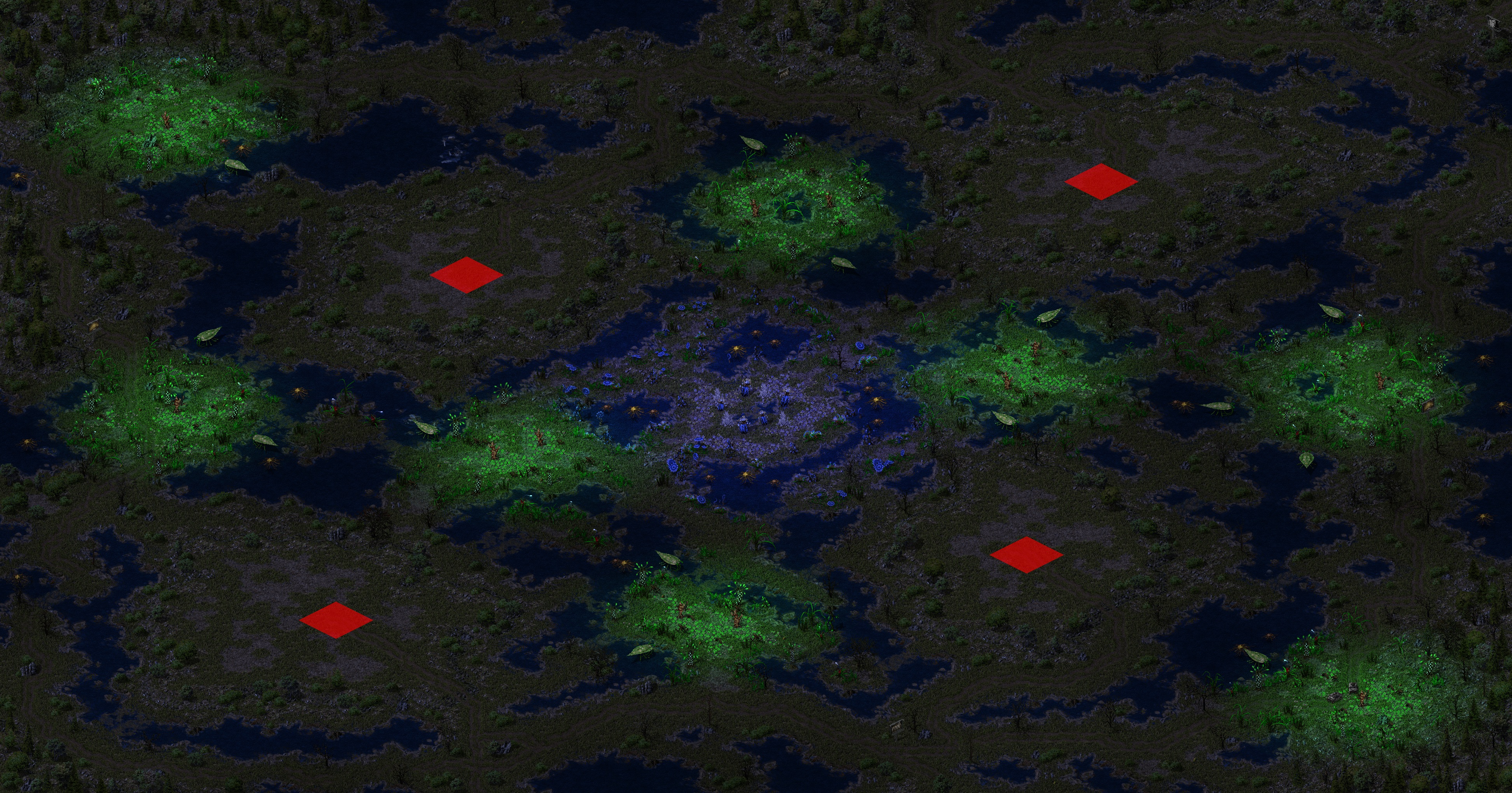 Rendered map: Delusion