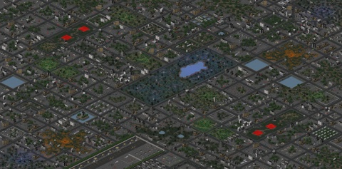 Rendered preview of Down town warfare