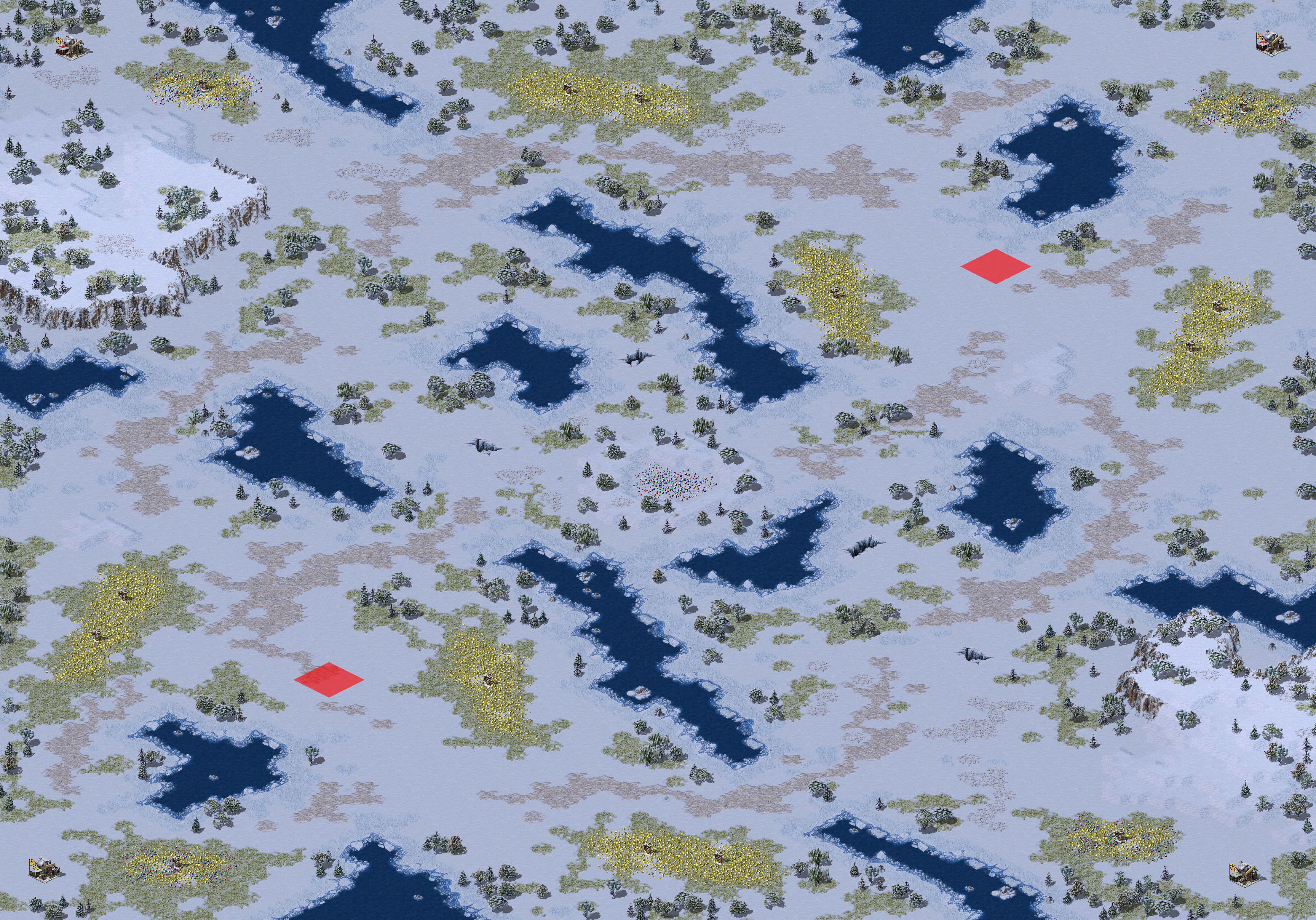 Rendered map: Canada First Snow