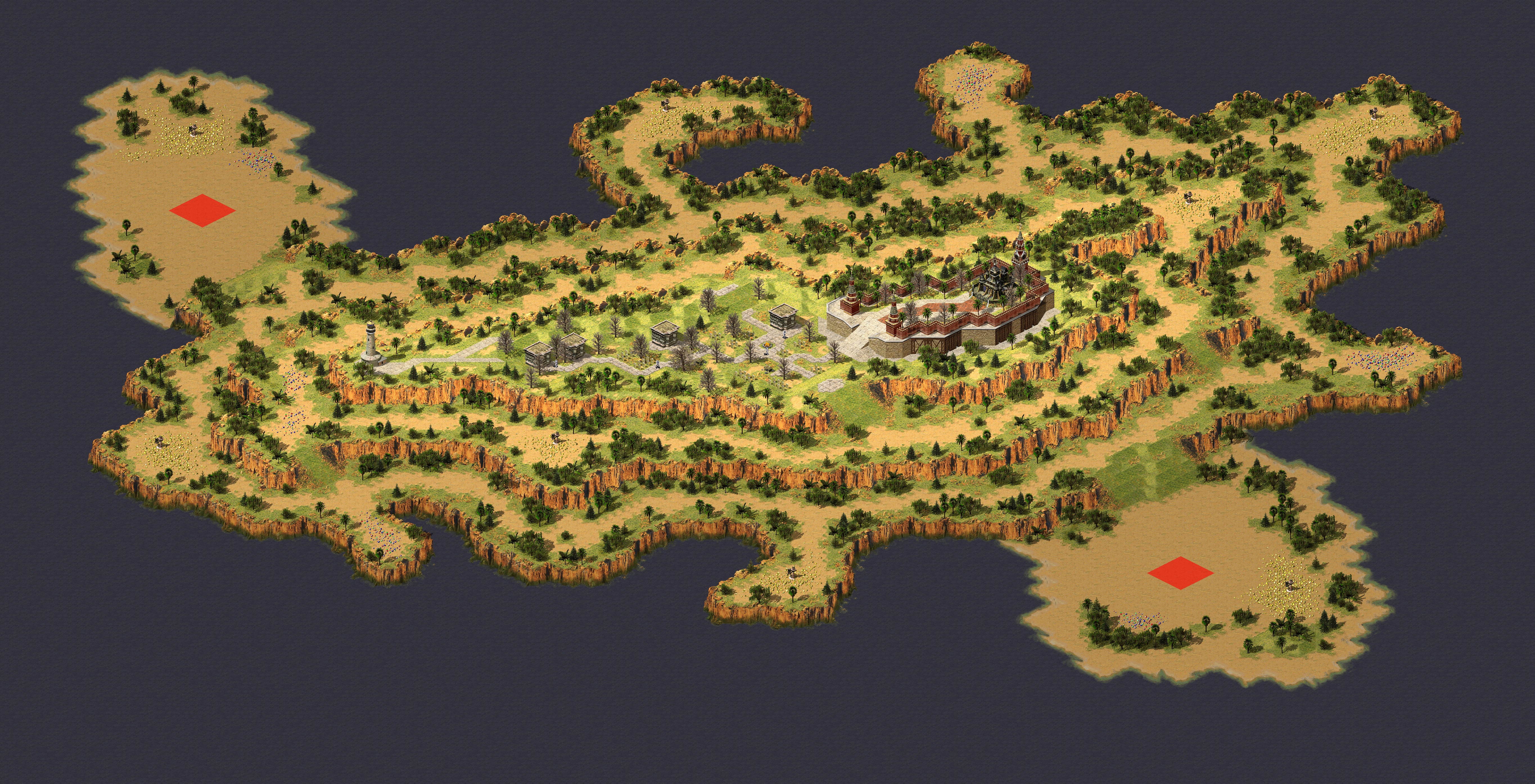 Rendered map: All Manor of Evil