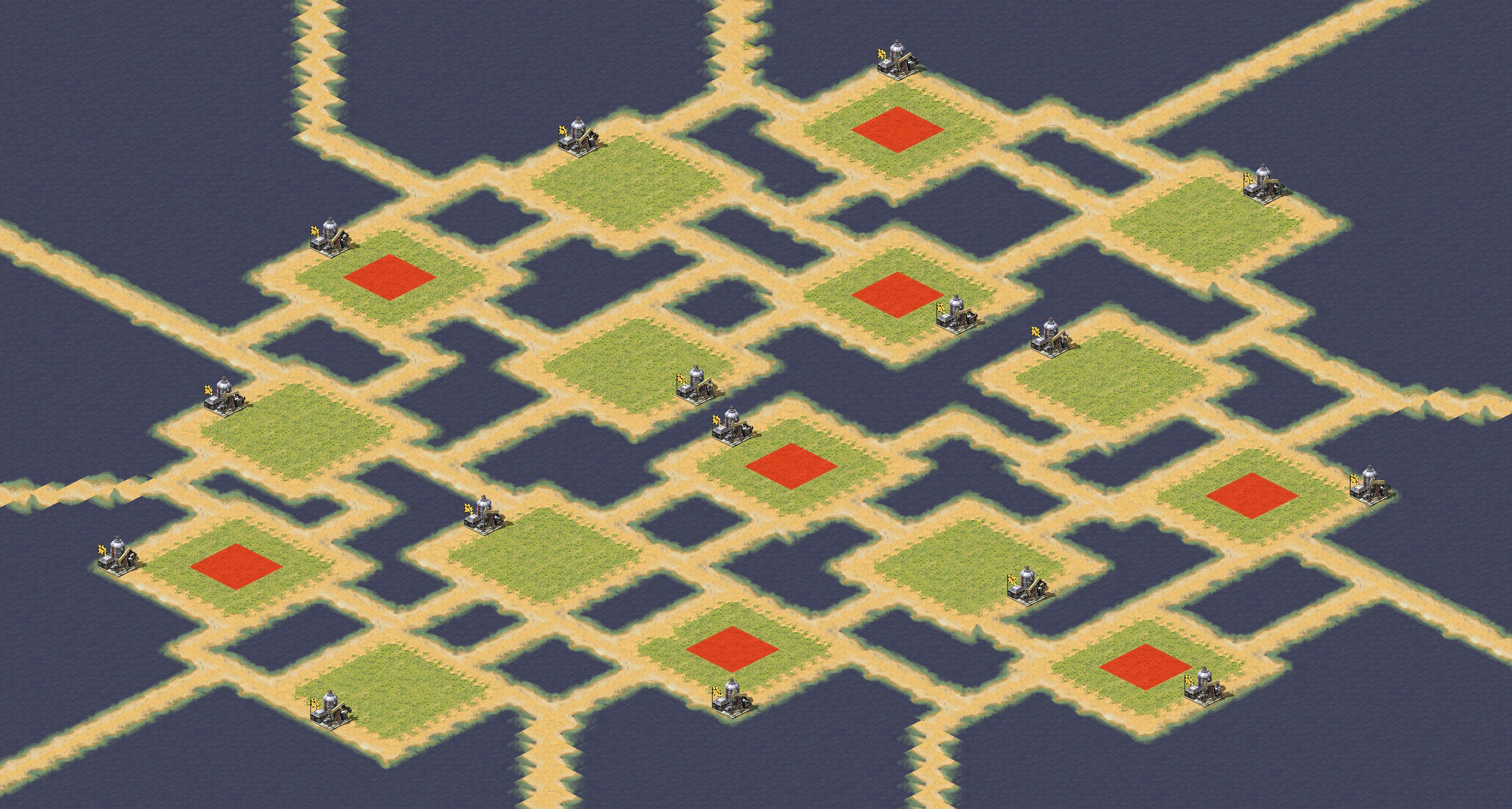 Rendered map: Two Patches Per Player